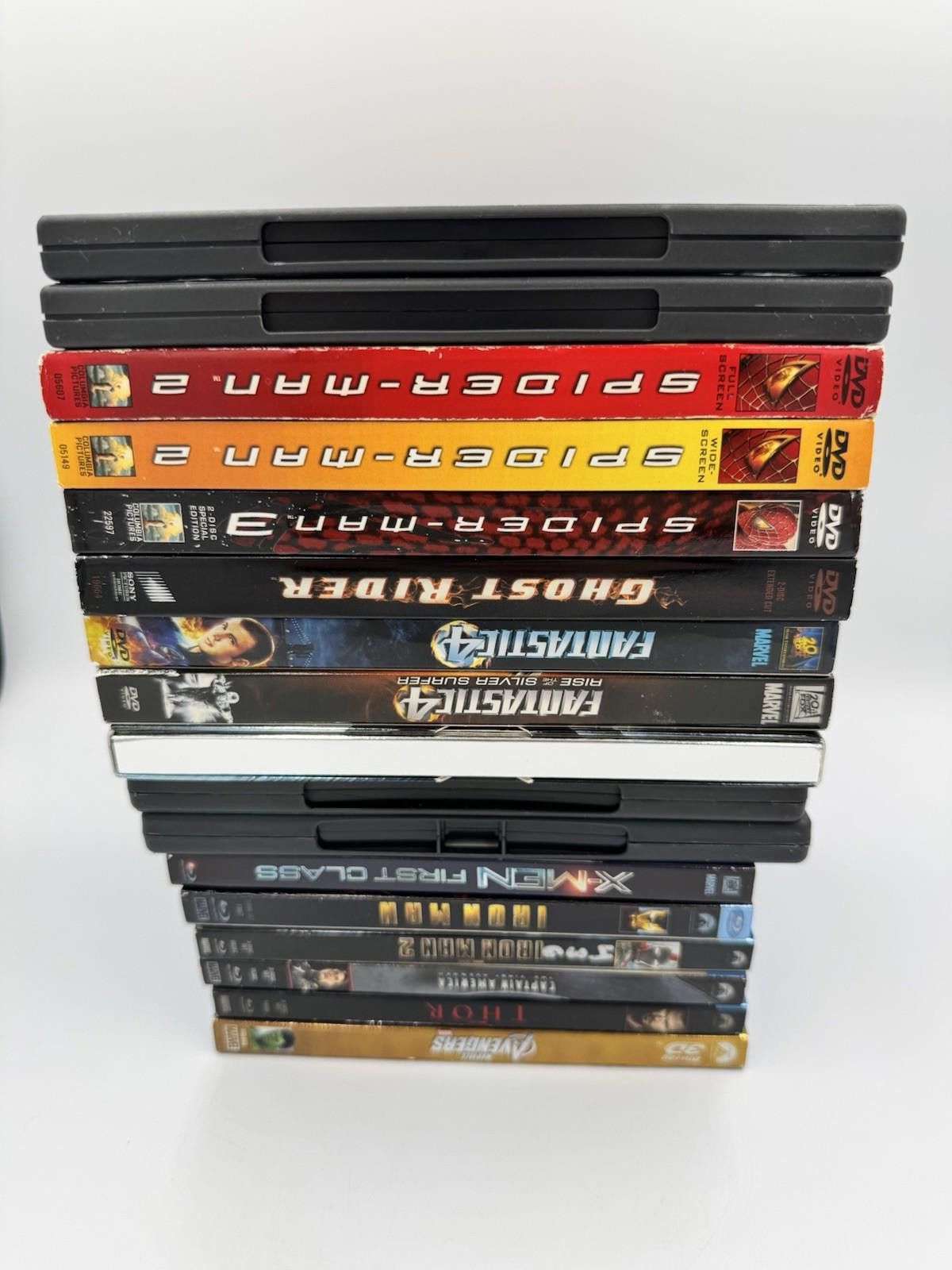 Designer Marvel DVD Blu-ray Lot 15 Movies Spider-Man X-Men Iron Man Size ONE SIZE - 5 Thumbnail