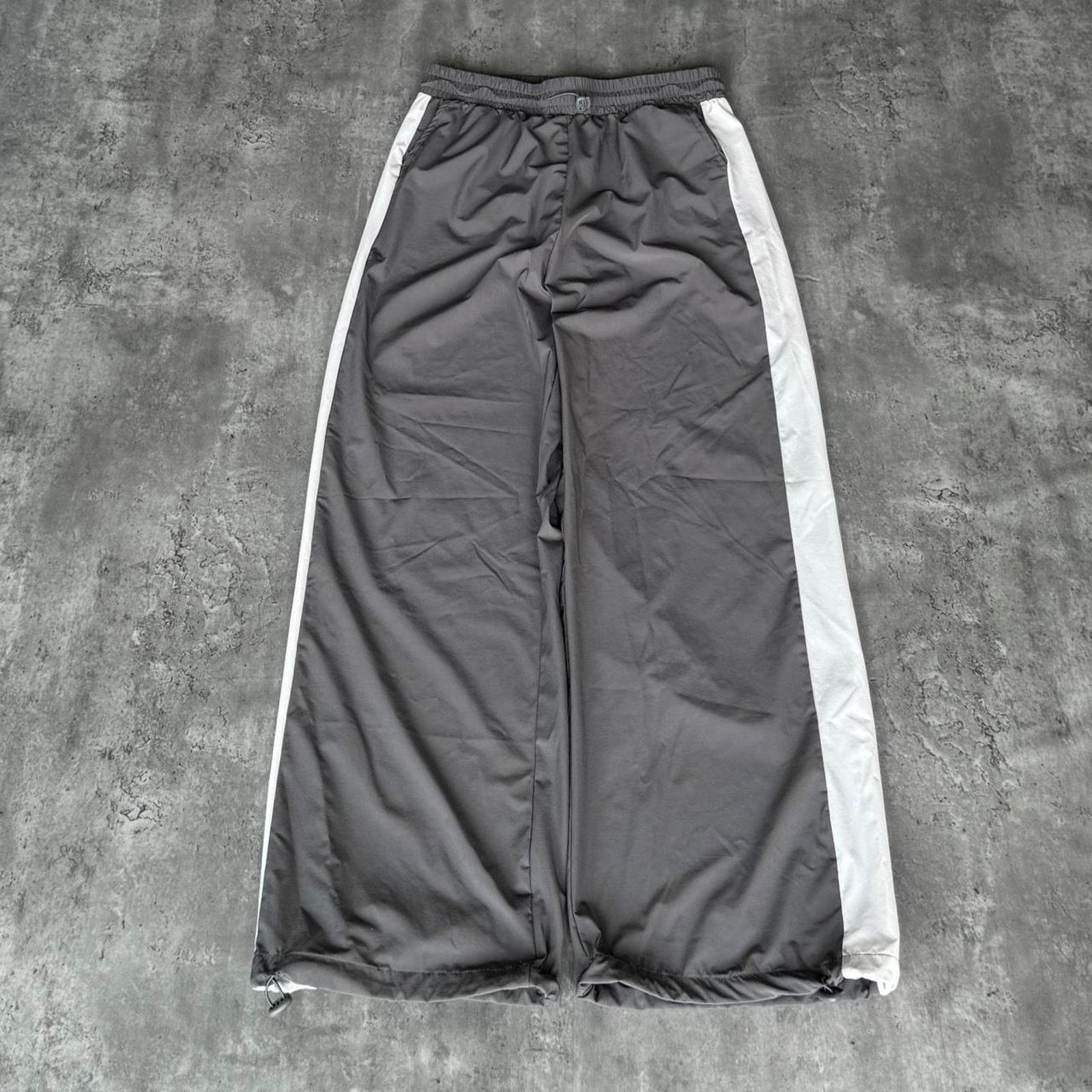 Pre-owned Jnco X Vintage Y2k Super Baggy Wide Leg Essential Skater Sweatpants In Grey
