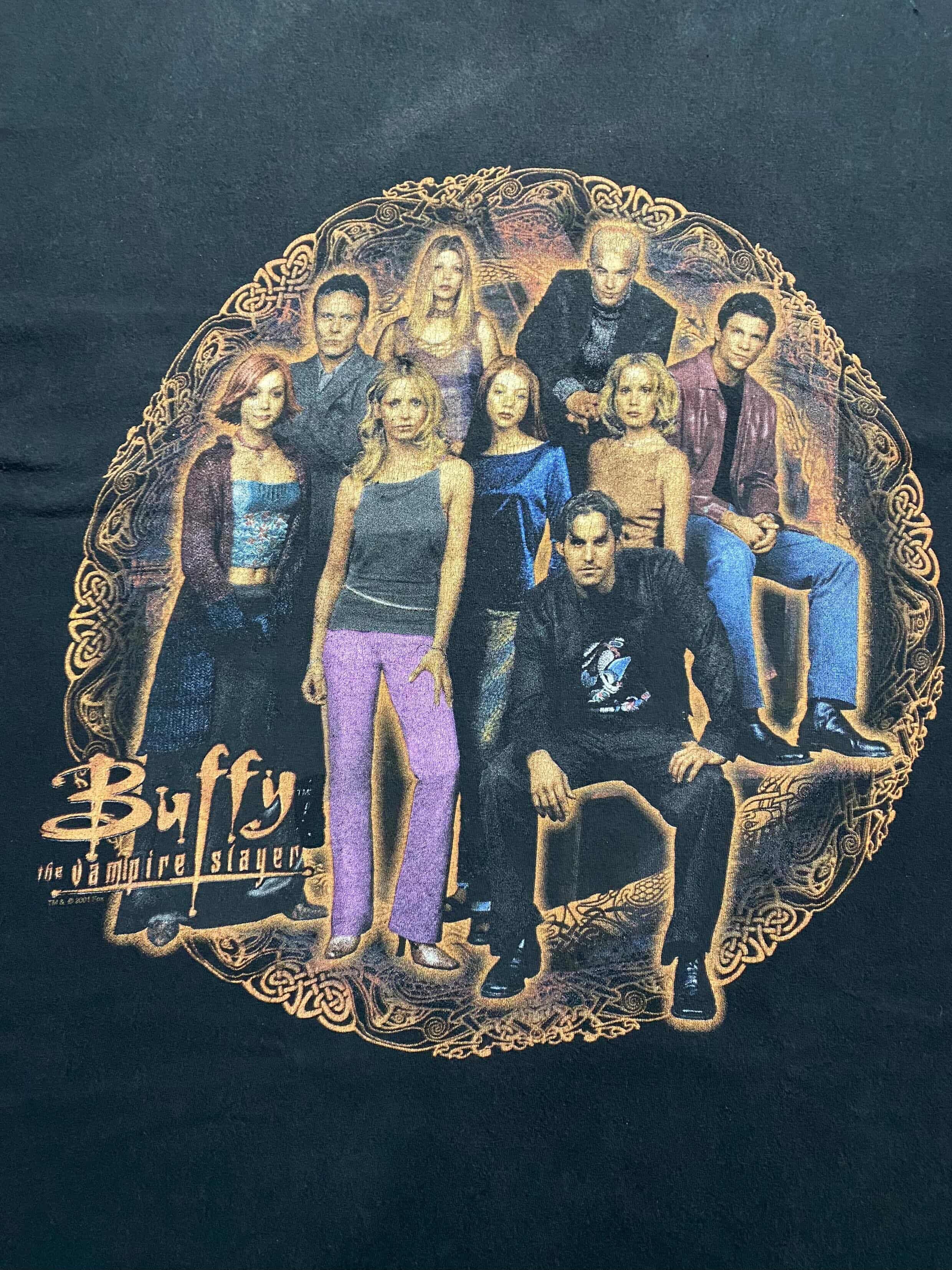 Vintage Buffy The Vampire Slayer Series 2001 Fox Size US XL / EU 56 / 4 - 2 Thumbnail
