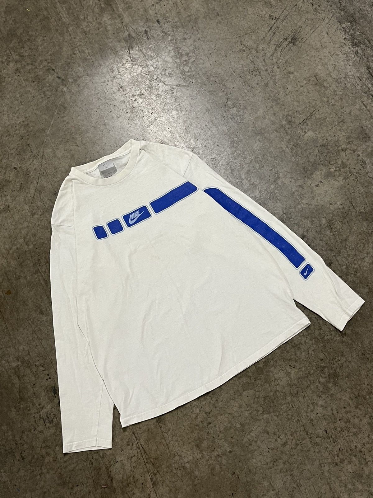 Nike × Vintage Nike vintage longsleeve tee shirt hype rare sleeve hits Size US M / EU 48-50 / 2 - 1 Thumbnail