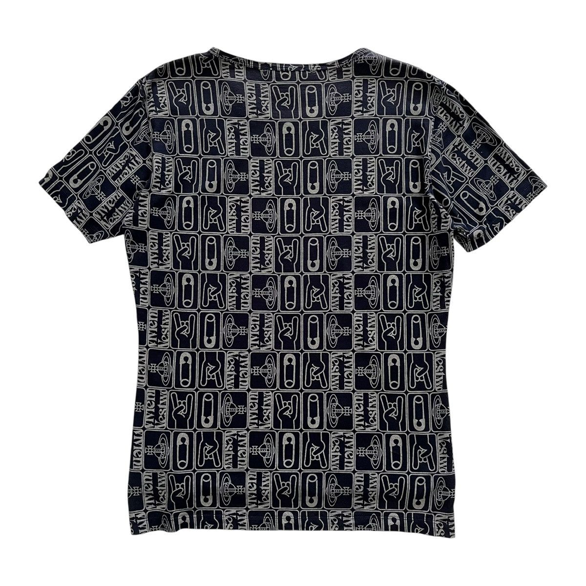 Vivienne Westwood Viviene Westwood Overprint Metal Hand Tee Size US M / EU 48-50 / 2 - 2 Thumbnail