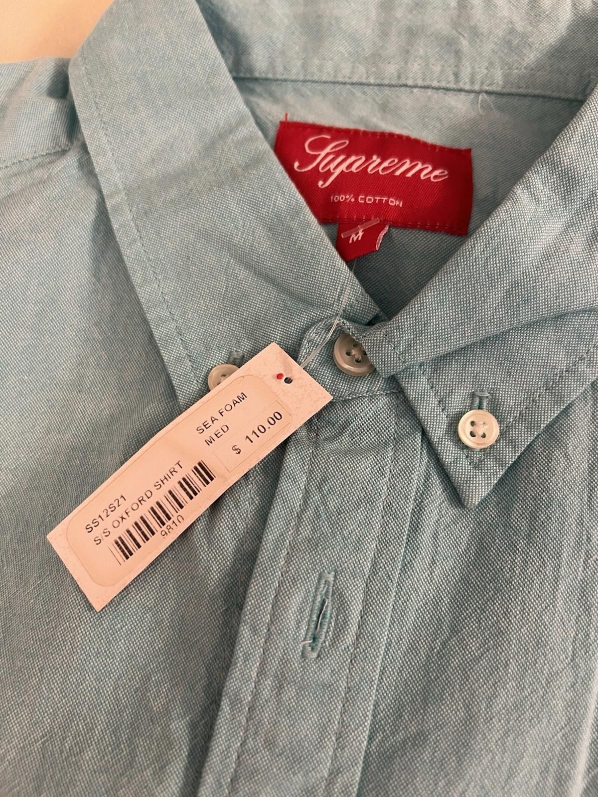 Supreme SS12 SUPREME S/S OXFORD SHIRT SEA FORM M 2012 Size US M / EU 48-50 / 2 - 12 Thumbnail