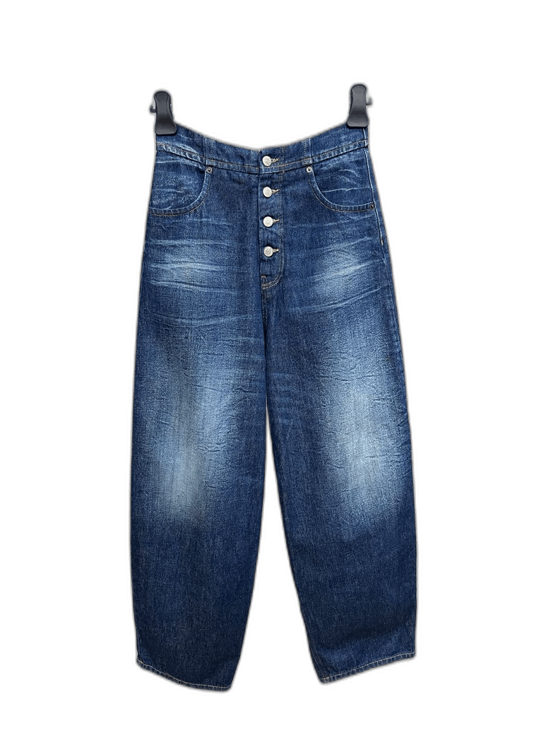 Maison Margiela MM6 High-Waisted Denim Pants Size 40" / US 18 - 1 Thumbnail