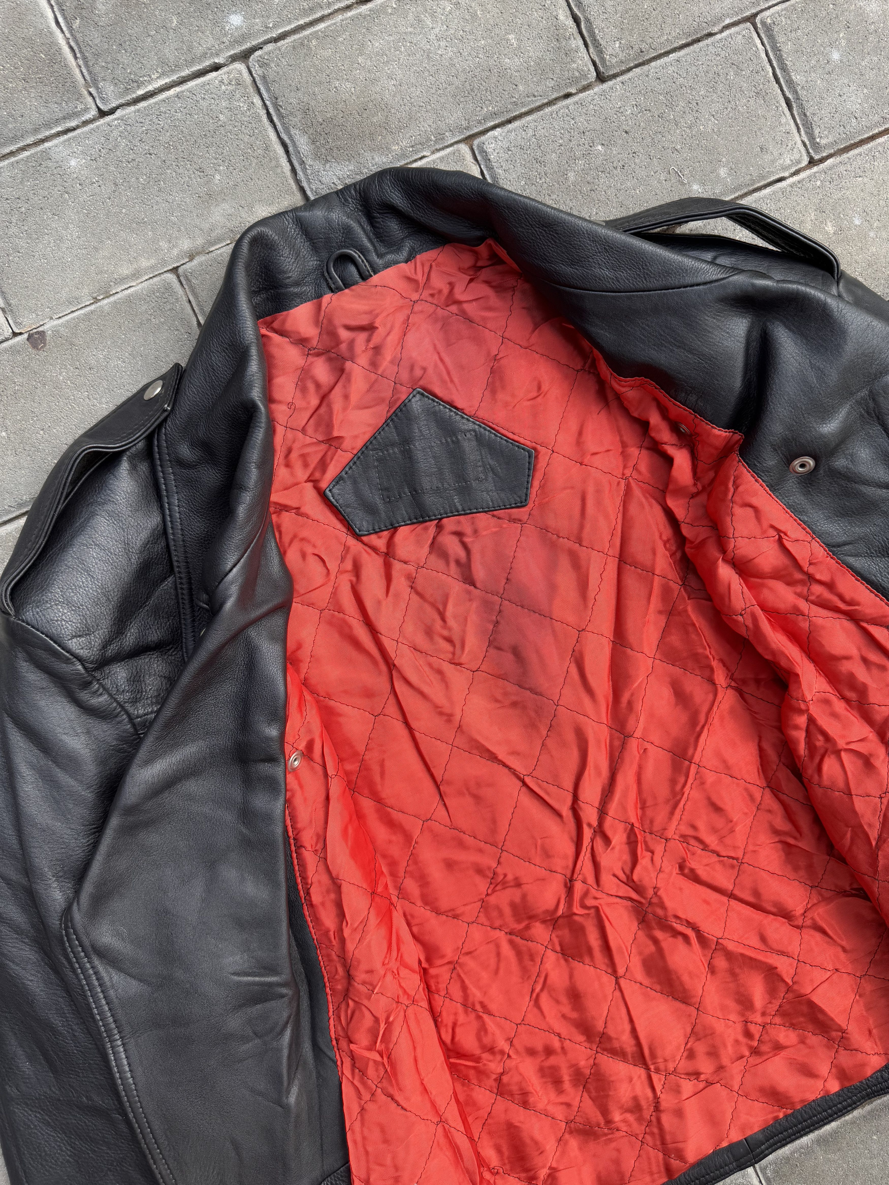 Diesel Diesel 90s Vintage Leather Jacket Y2K Size US XL / EU 56 / 4 - 10 Thumbnail