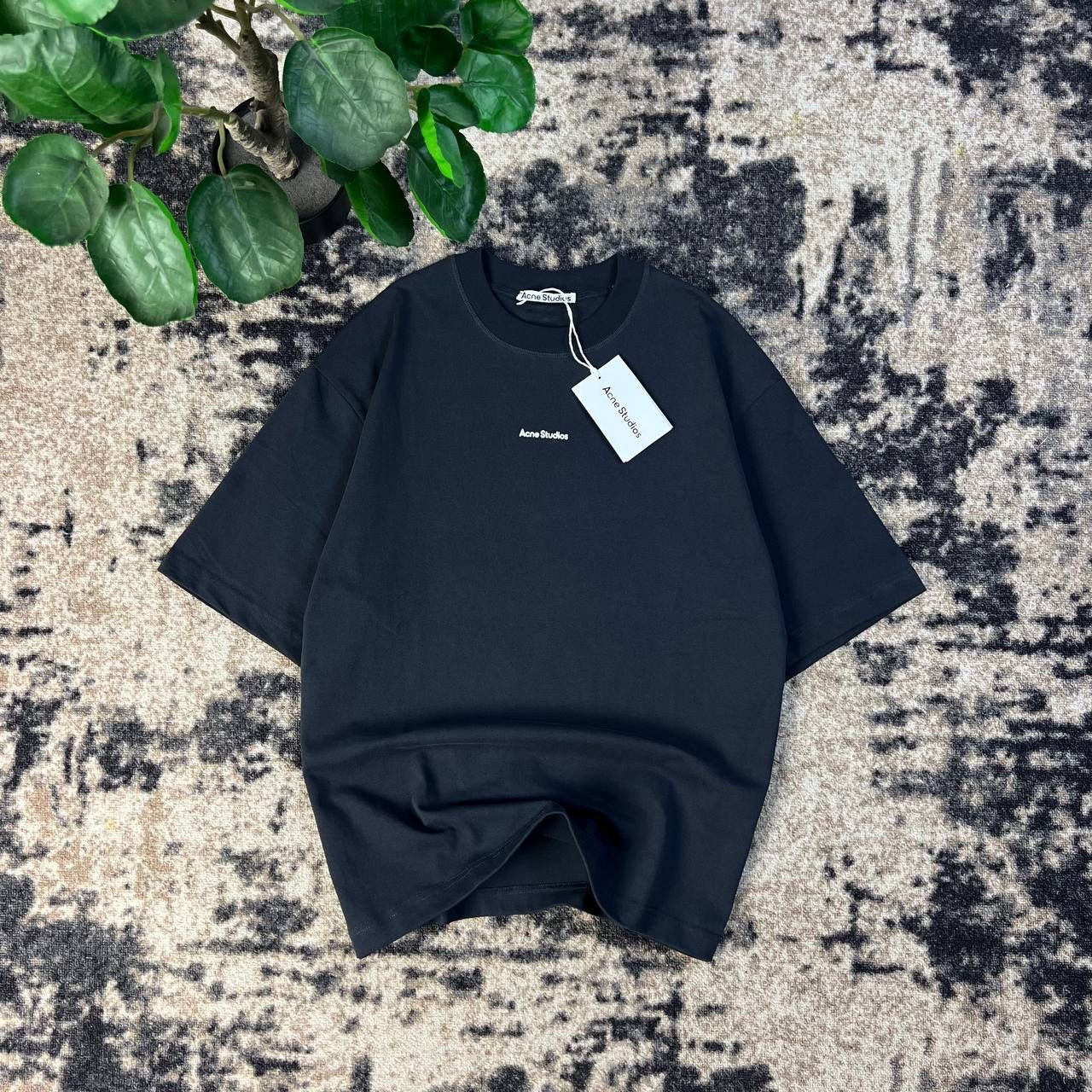 Acne Studios Acne Studios Center Logo Oversized Fit T-Shirt Size US L / EU 52-54 / 3 - 1 Thumbnail