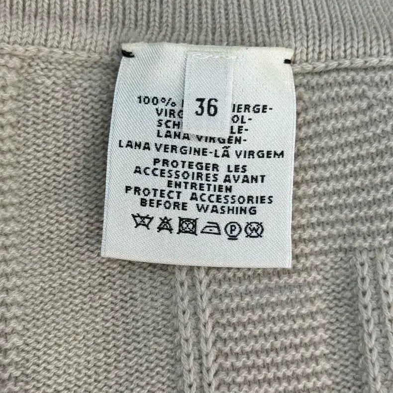 Hermes Hermes Off-White Full Print Wool Knit Trousers Size 24" / US 00 / IT 34 - 6 Thumbnail