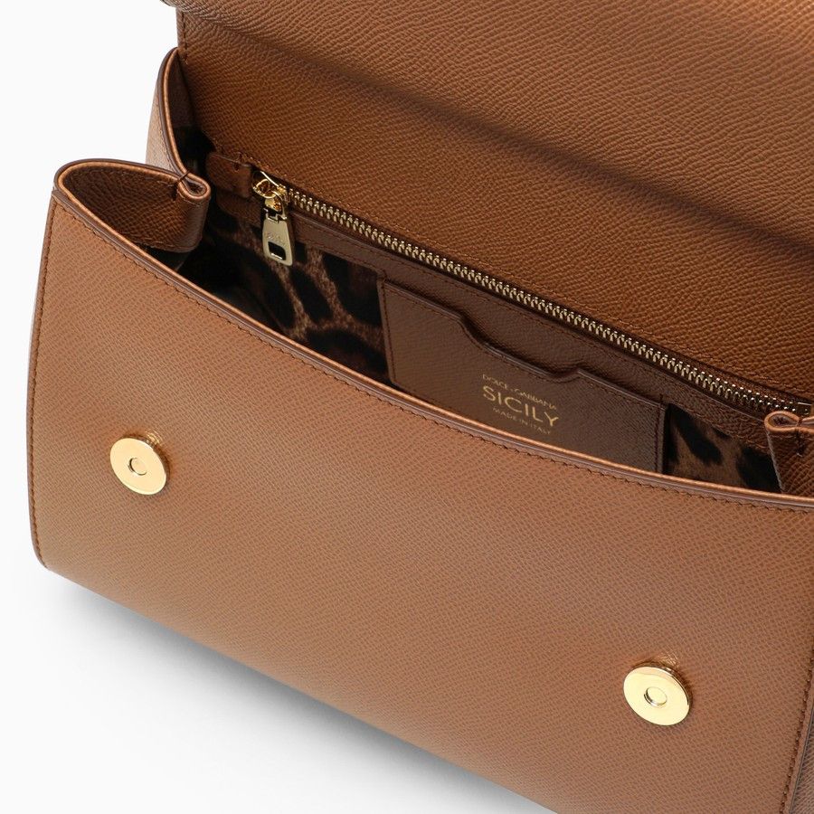 Dolce & Gabbana o1d2blof0824 Size : OS / Medium Handbag in Camel Size ONE SIZE - 4 Thumbnail
