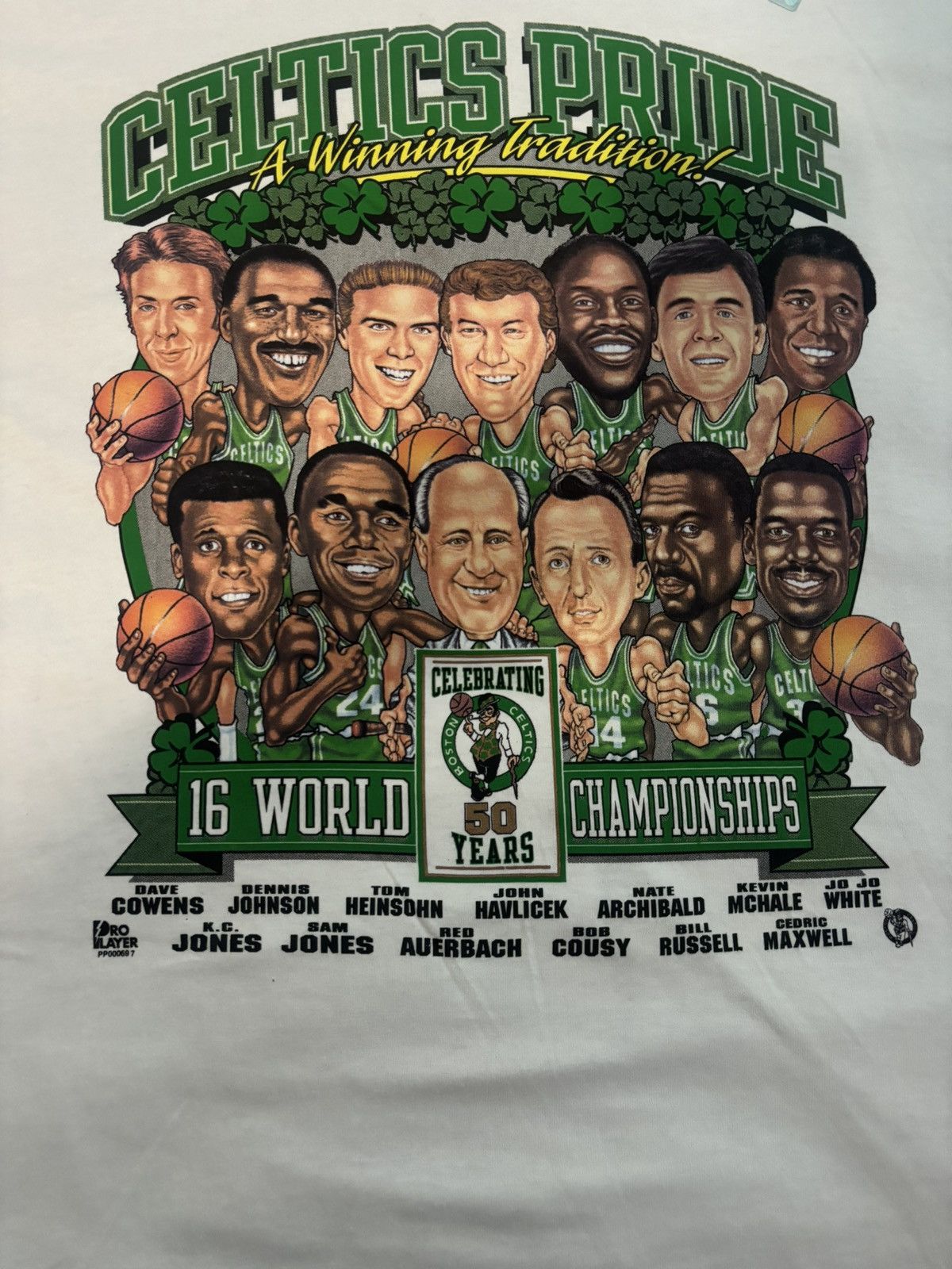 NBA × Vintage 1986 CELTICS NBA CHAMPIONS T-SHIRT DS Size US XL / EU 56 / 4 - 2 Thumbnail