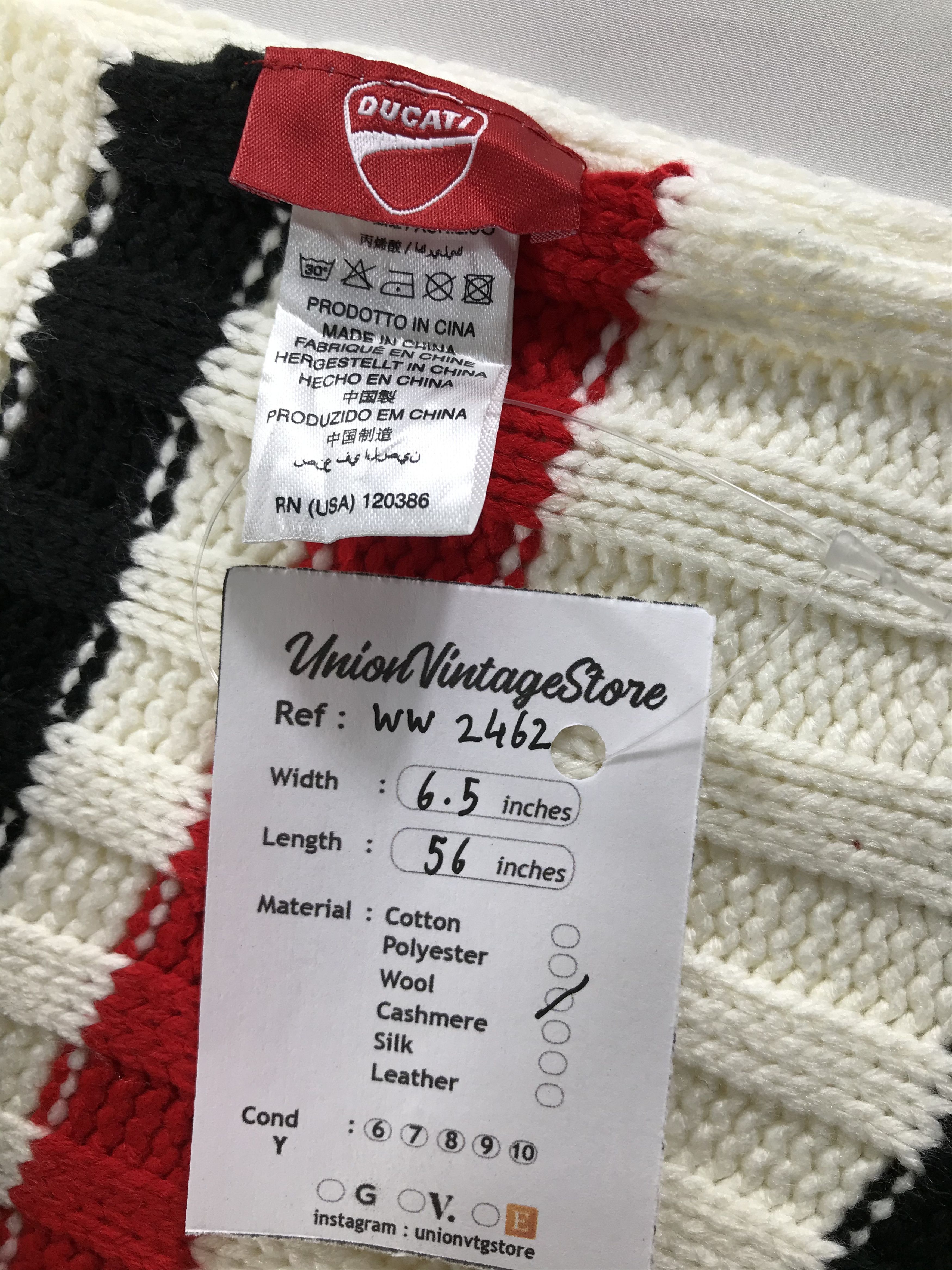 Ducati Ducati Scarf / Muffler / Neckwear - WW2462 Size ONE SIZE - 5 Thumbnail