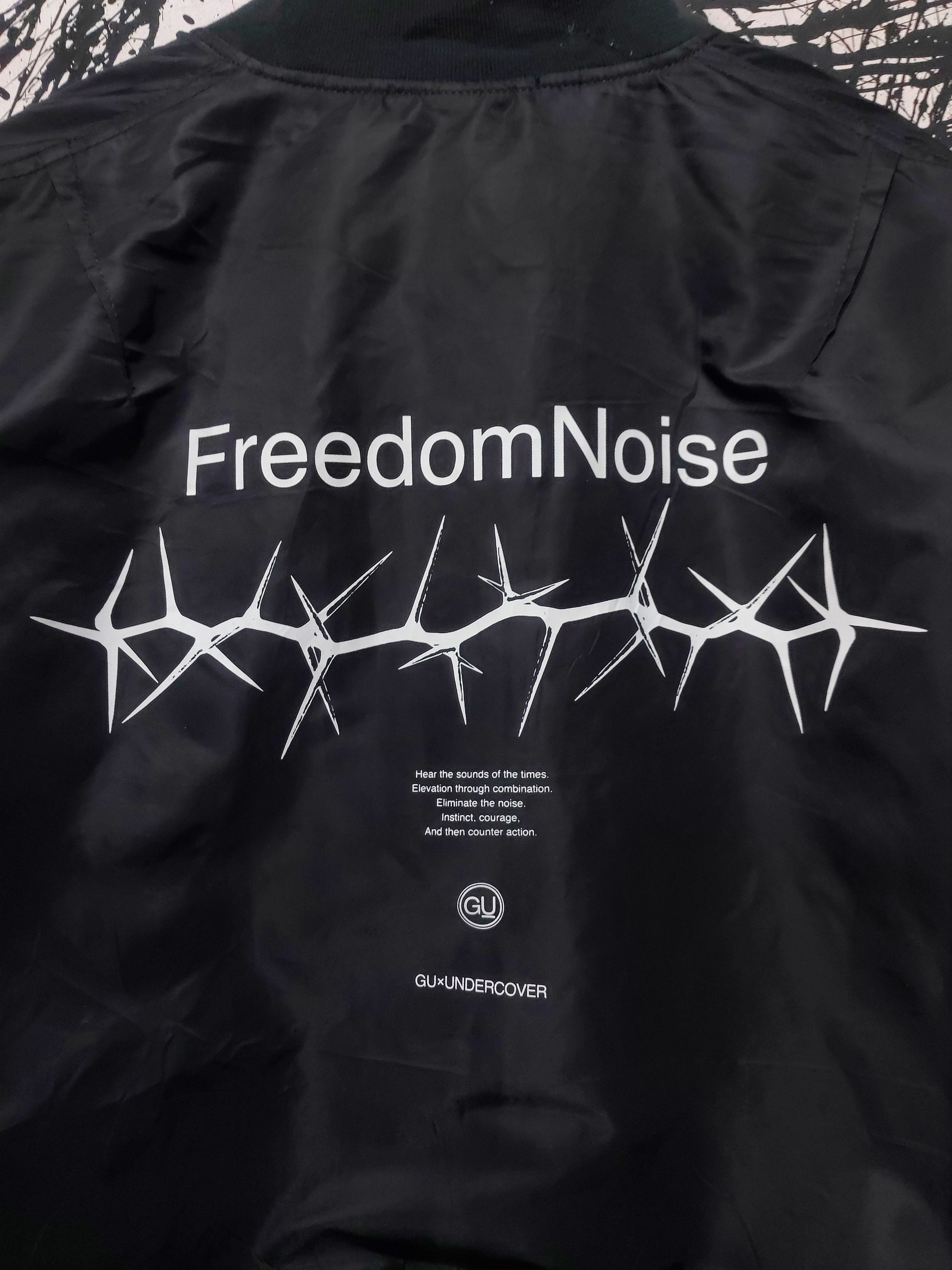 GU × Undercover GU X UNDERCOVER FREEDOM NOISE BOMBER Size US S / EU 44-46 / 1 - 2 Thumbnail