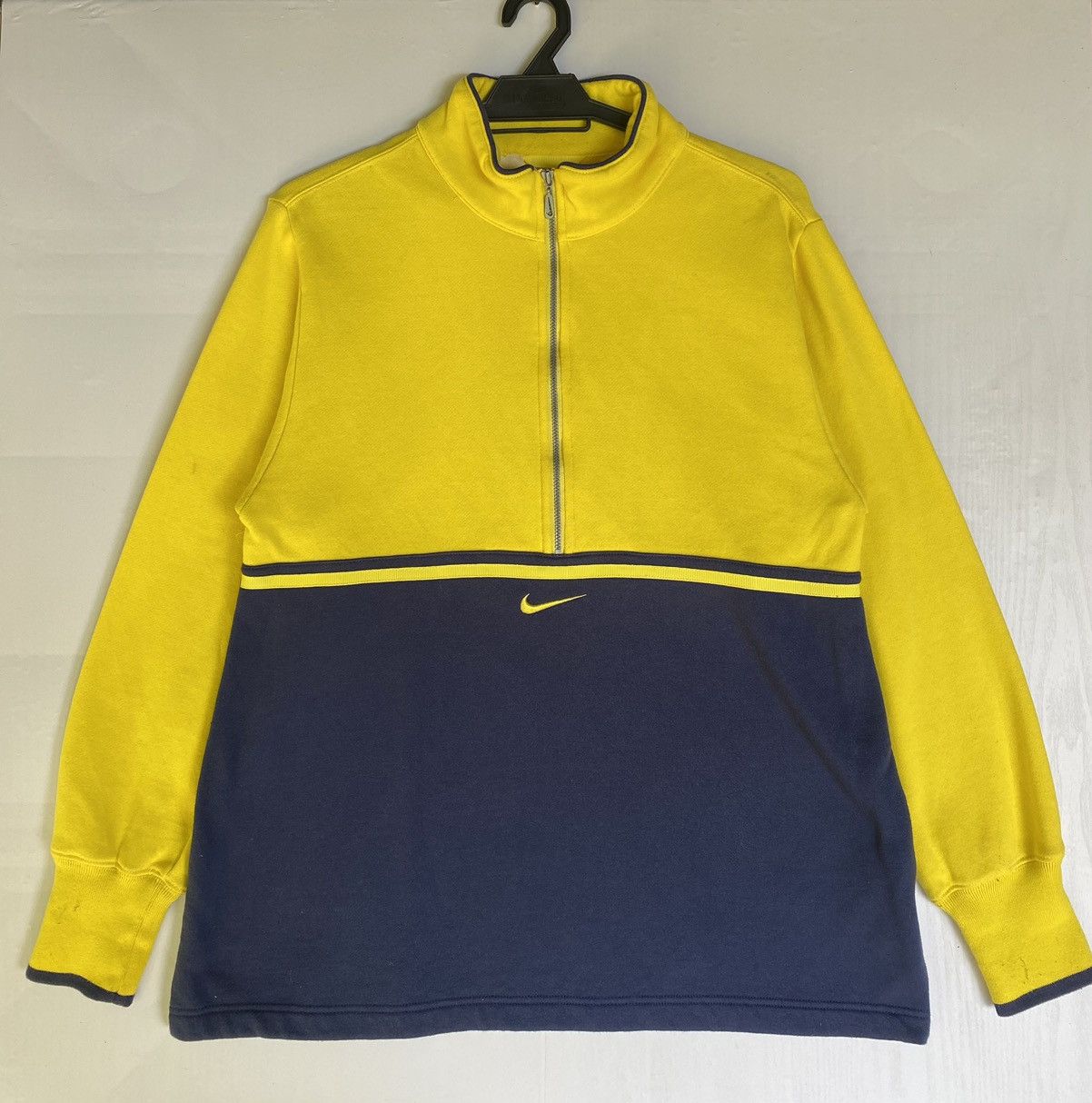 Nike Nike Vintage 90s Half Zip Sweatshirt Size M Swoosh Pullover Size US M / EU 48-50 / 2 - 1 Thumbnail