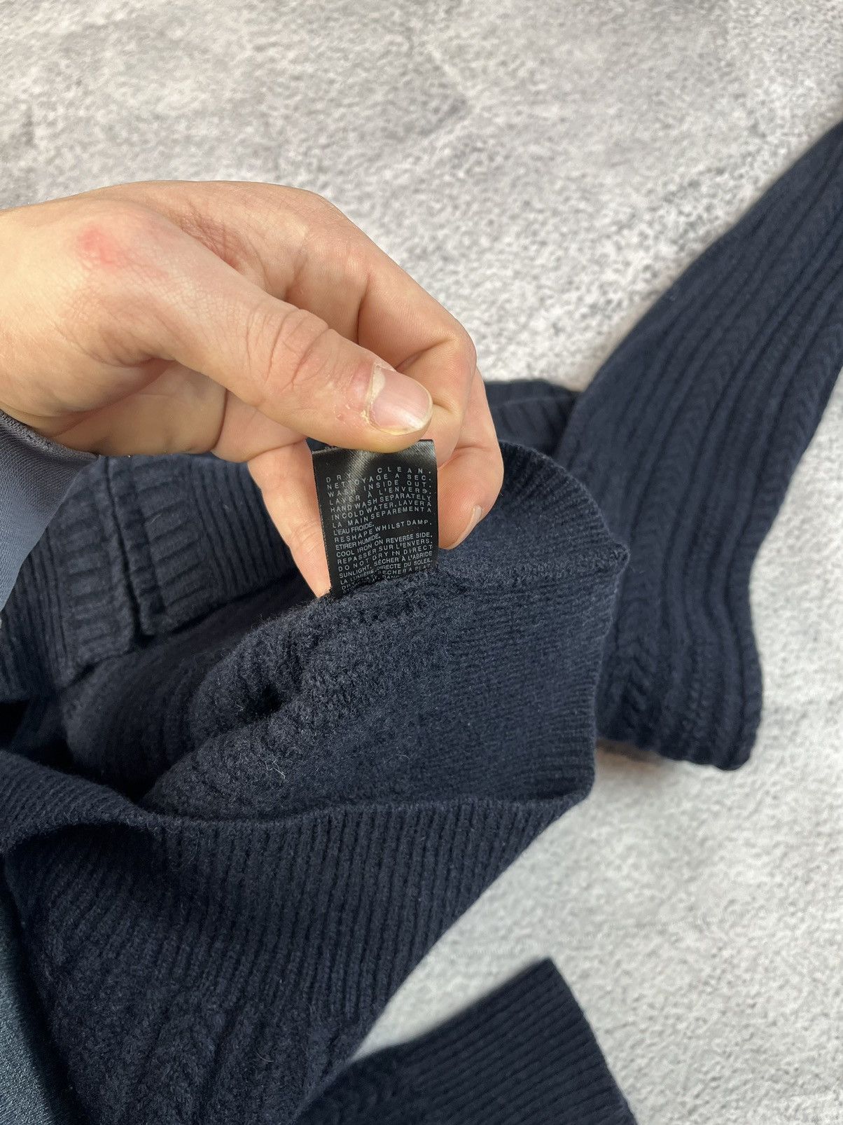 20471120 × Allsaints All saints Shetland zip wool cardigan Size US M / EU 48-50 / 2 - 9 Thumbnail