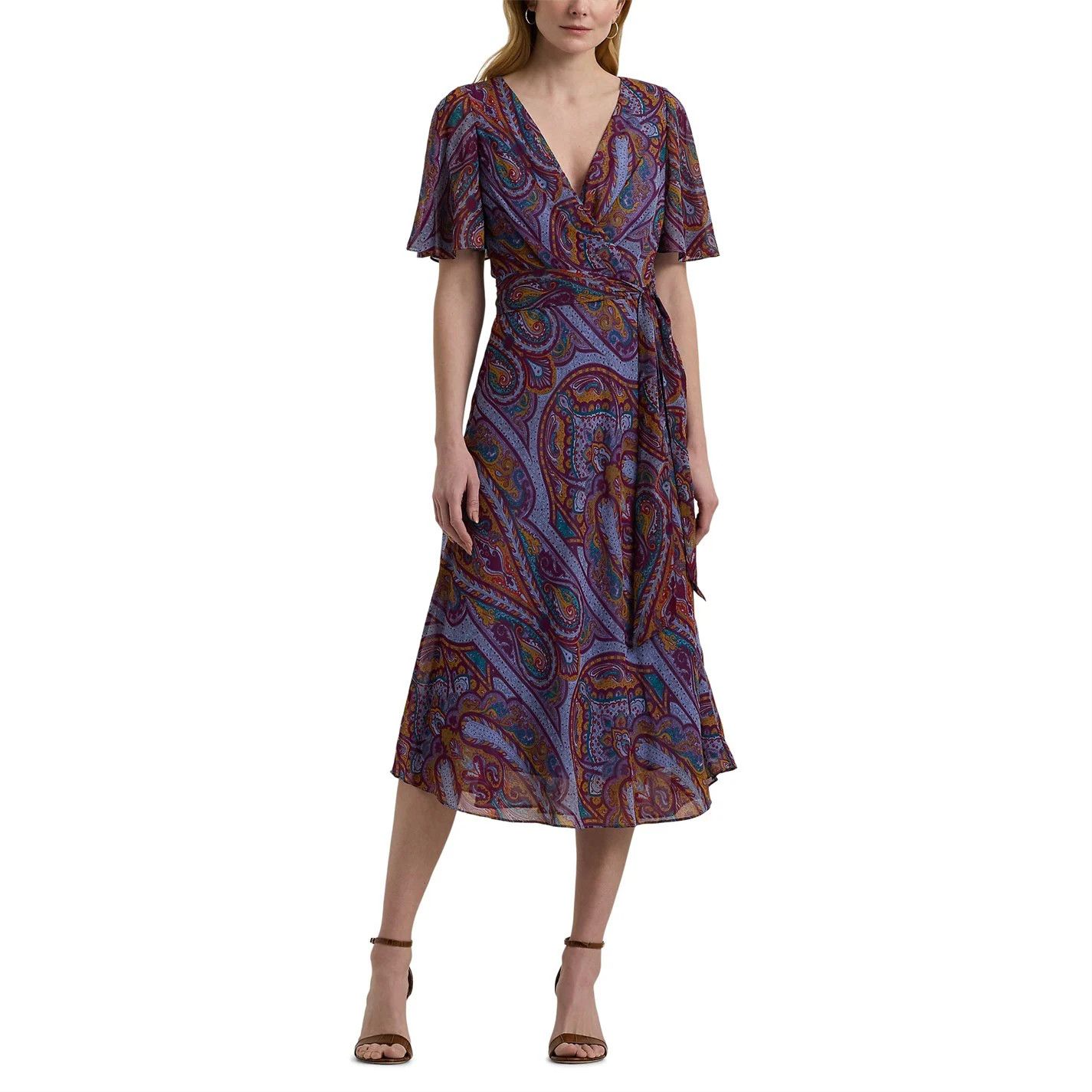 Lauren Ralph Lauren o1g2r1mq0825 Filsee Dress in Multicolor Size S / US 4 / IT 40 - 1 Thumbnail