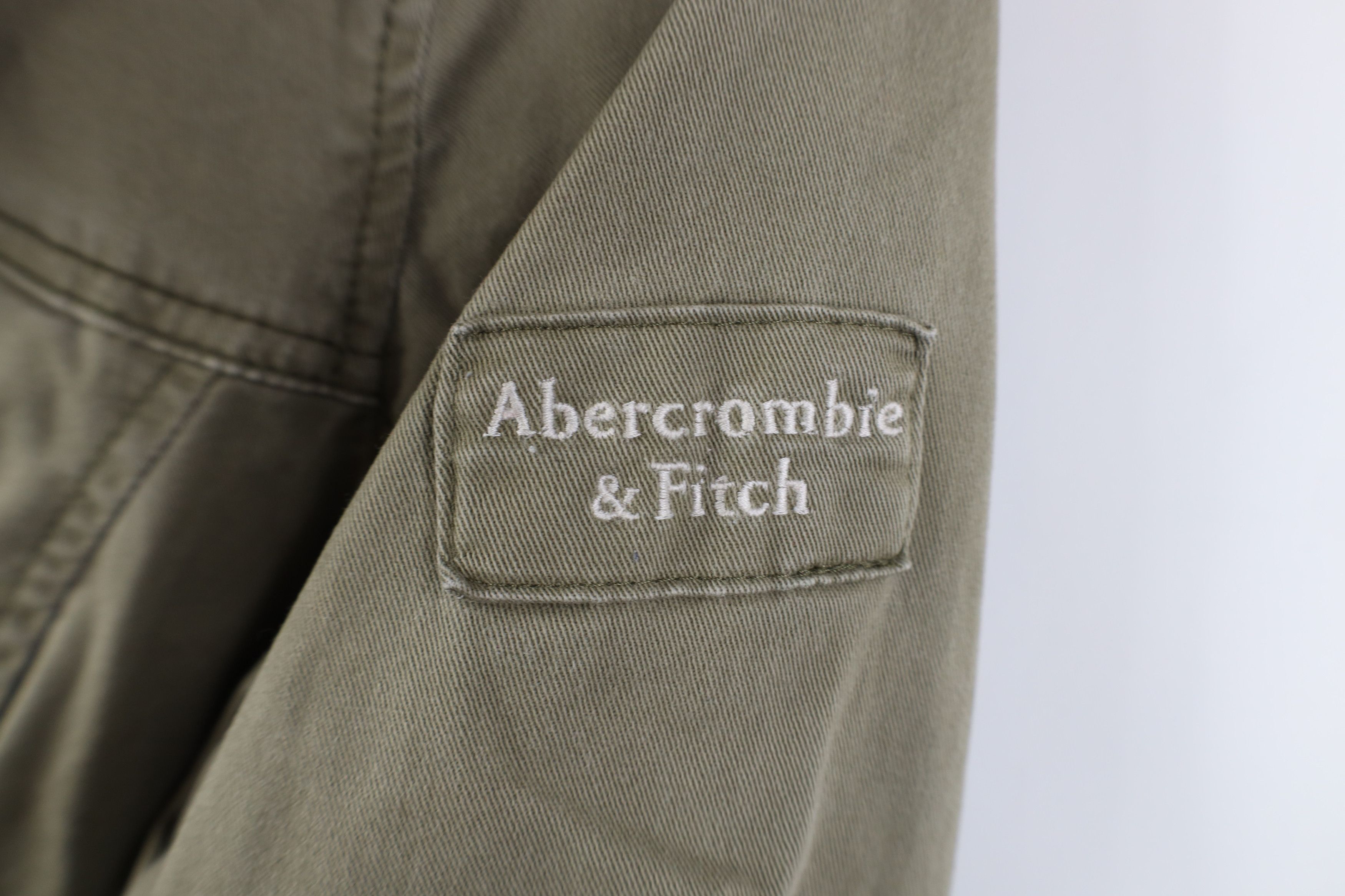 Abercrombie & Fitch Vintage 90s Y2K Abercrombie & Fitch Military Field Jacket Size L / US 10 / IT 46 - 4 Thumbnail
