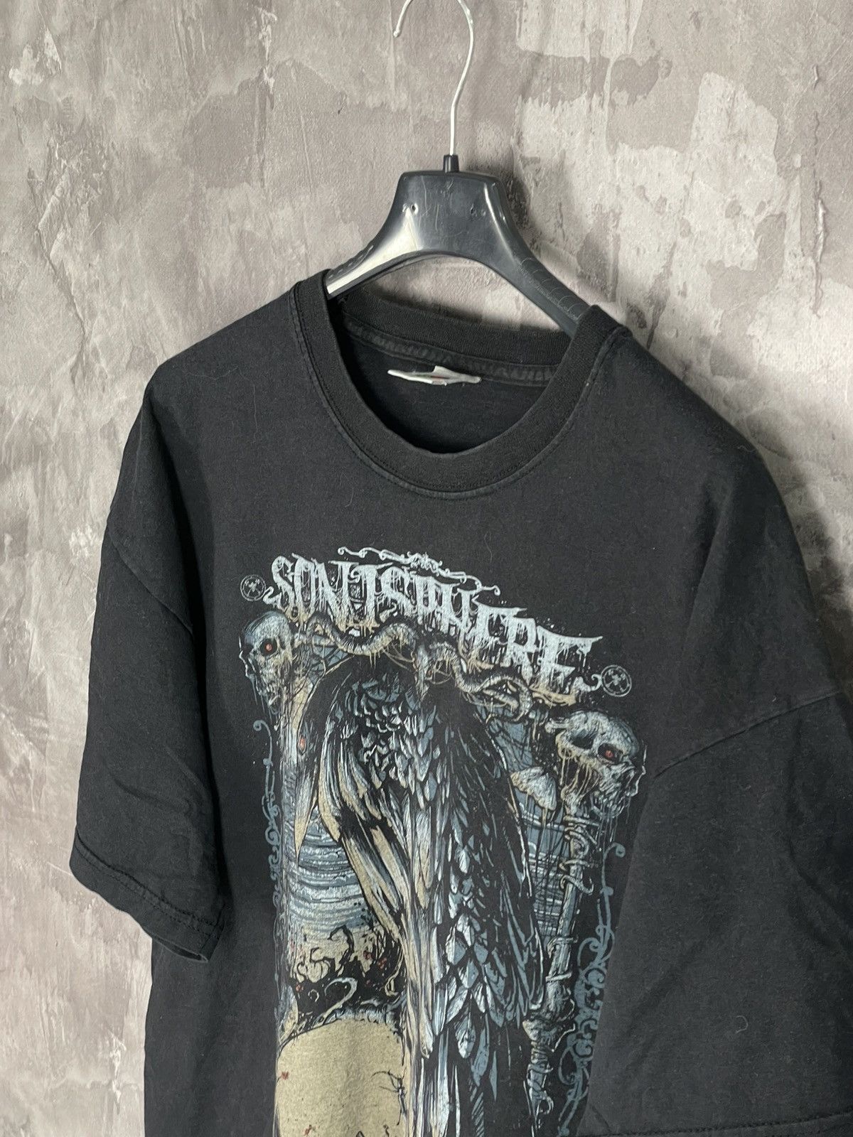 Band Tees × Vintage Vintage 2000s Sonisphere Faded T Shirt Slipknot Prodigy Nin Size US L / EU 52-54 / 3 - 7 Thumbnail