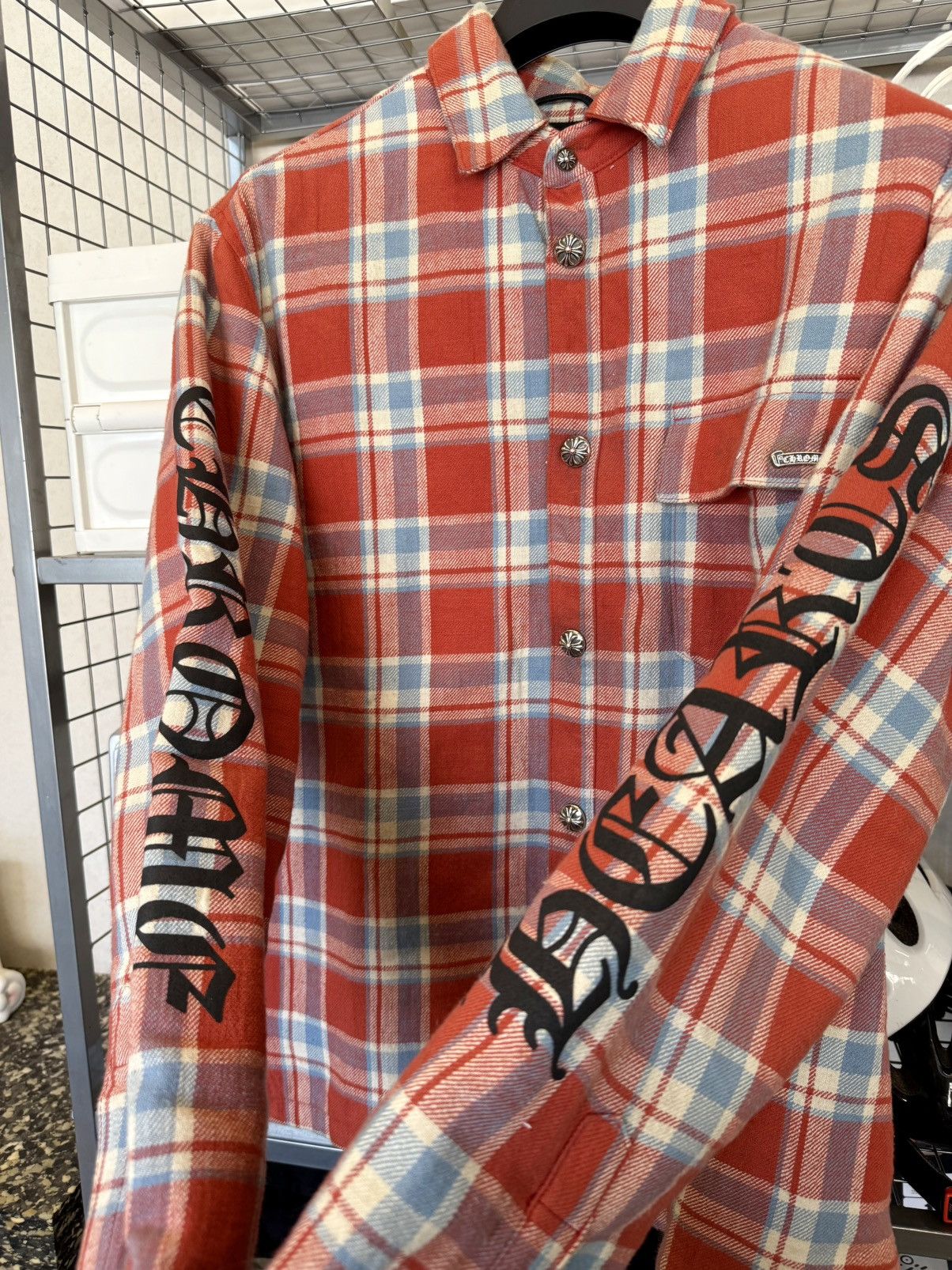 Chrome Hearts Padded flannel shirt Size US M / EU 48-50 / 2 - 2 Thumbnail
