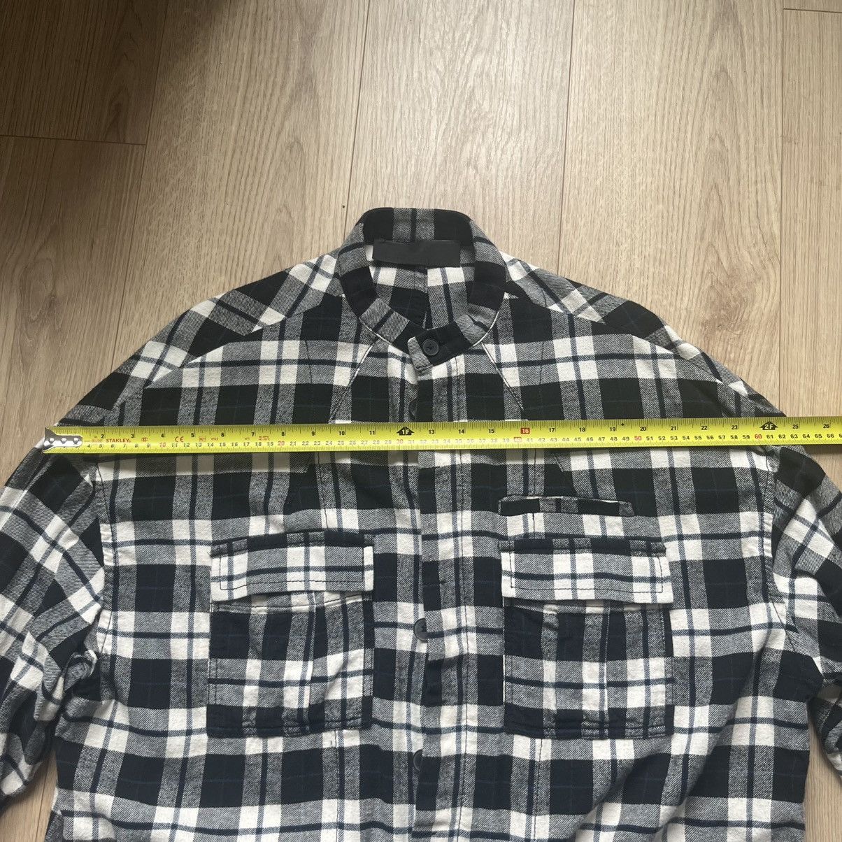 Haider Ackermann Haider Ackermann Mandarin Collar Flannel Shirt Size US M / EU 48-50 / 2 - 9 Thumbnail