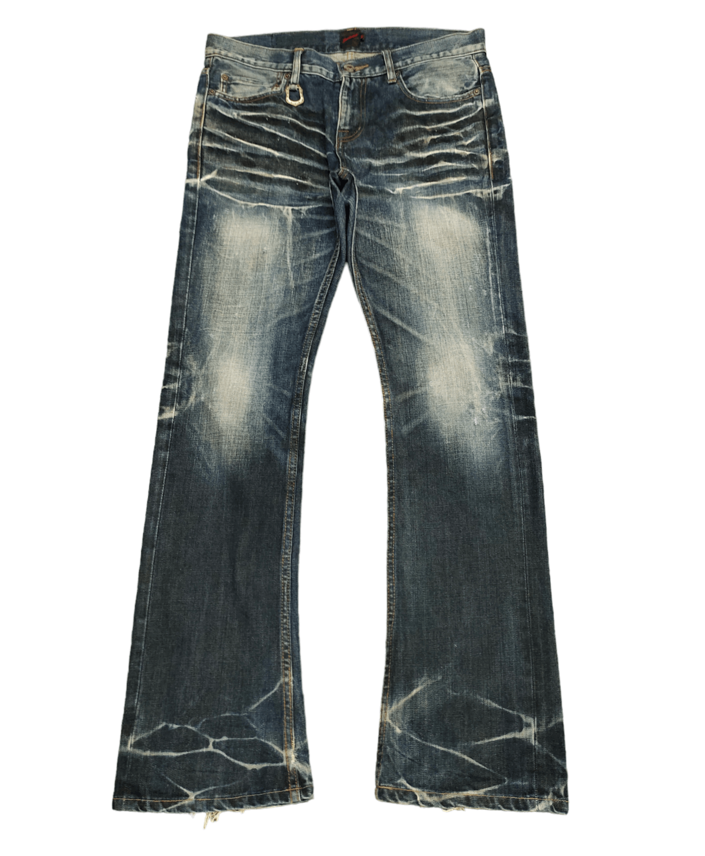 image of If Six Was Nine x Jack Rose Flare Jeans Jack Rose Clawmark Bootcut Y2K Streetwear, Men's (Size 33)