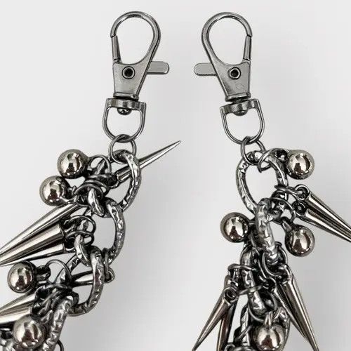 Jewelry STEAL! Y2K Punk Spikes Wallet Keychain Size ONE SIZE - 4 Thumbnail