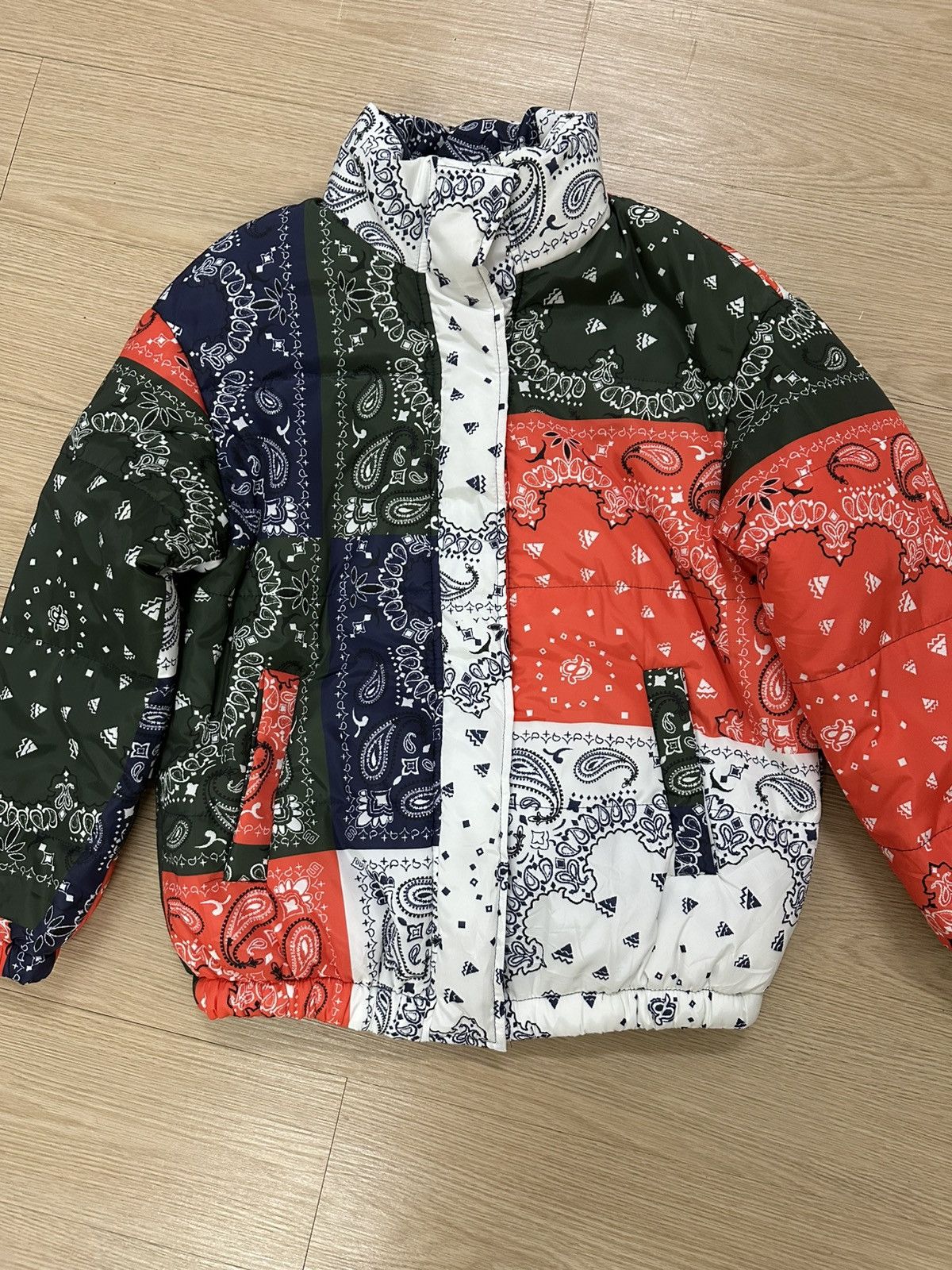 Designer Rare Beautiful Parody Kapital Bandana/Paisley Puffer Jacket Size US S / EU 44-46 / 1 - 3 Thumbnail