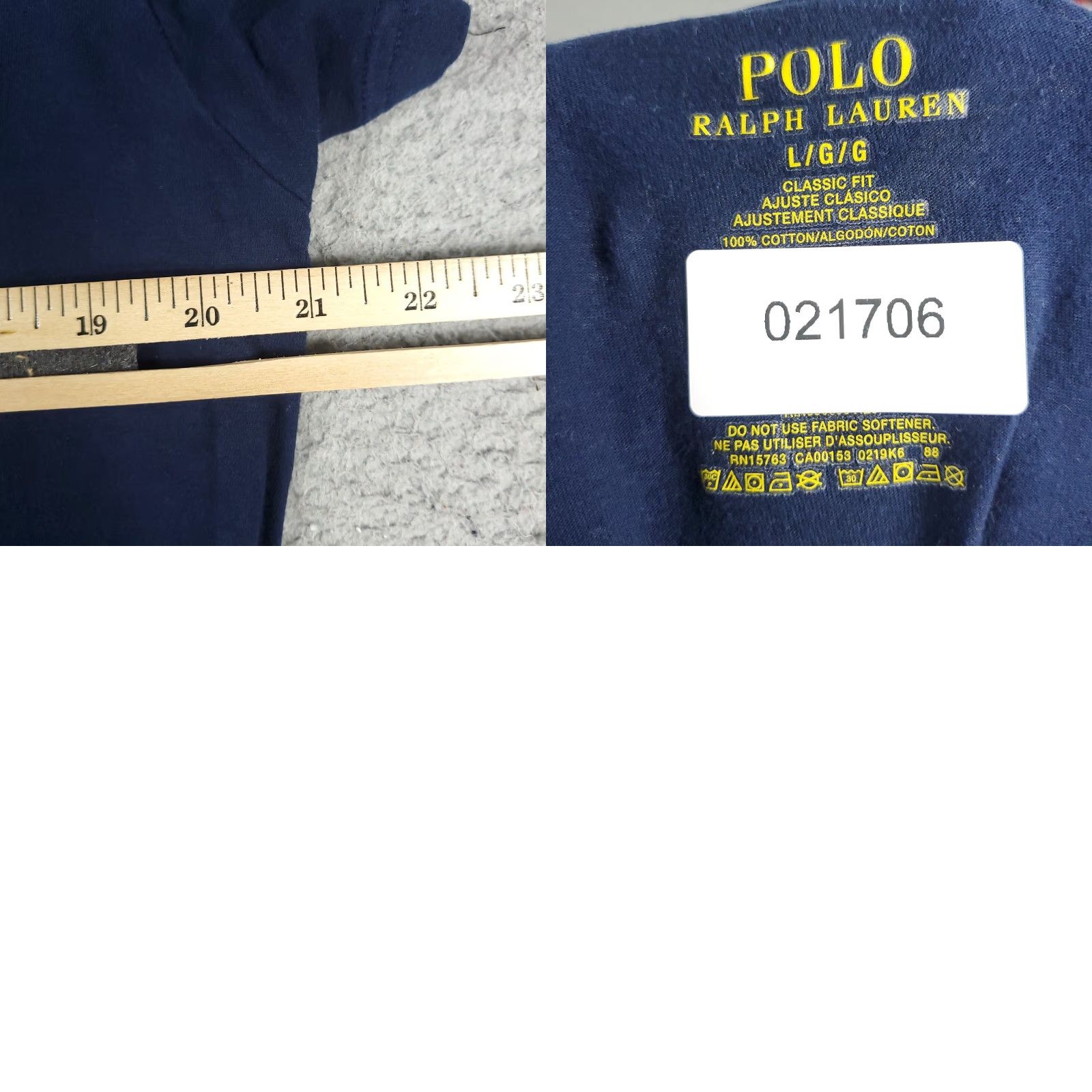 Polo Ralph Lauren VINTAGE Ralph Lauren Polo T Shirt Mens Large Blue Pony Short Sleeve Adult L Blue Polo Ralph Lauren Logo Casual Short Sleeve Men Size US L / EU 52-54 / 3 - 8 Thumbnail