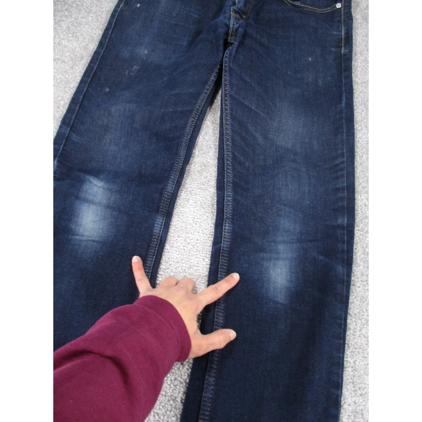 Levi's VINTAGE Levis Jeans 511 Mens 32 Dark Wash Denim Slim Fit 32X33 Blue 511 Slim Men's Jeans 32 33 Denim Sho exports Size US 32 / EU 48 - 2 Thumbnail