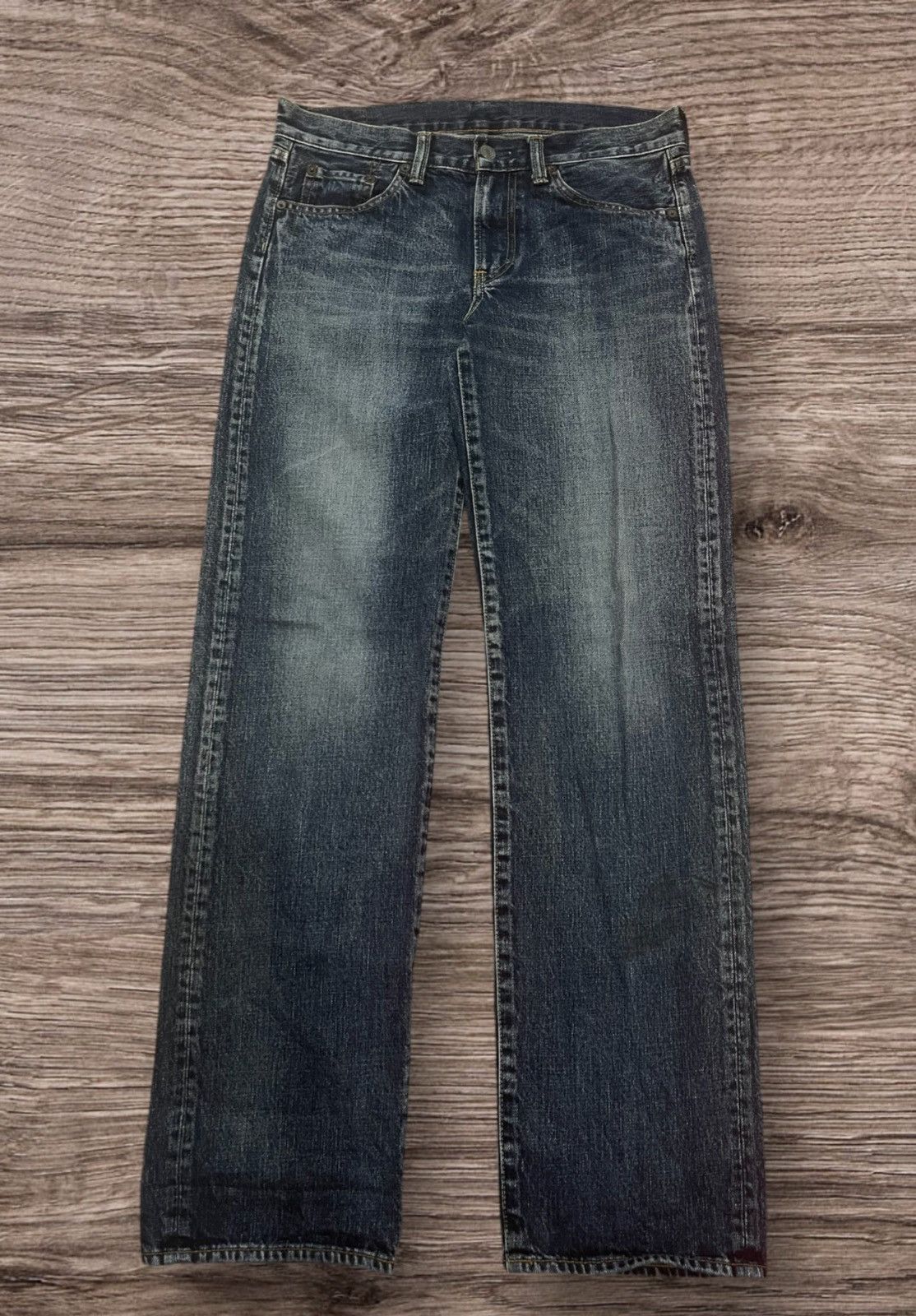 Eternal × Kapital 💸BINDING OFFER💸 Deep Blue By Eternal Denim Jeans Size US 31 - 1 Thumbnail