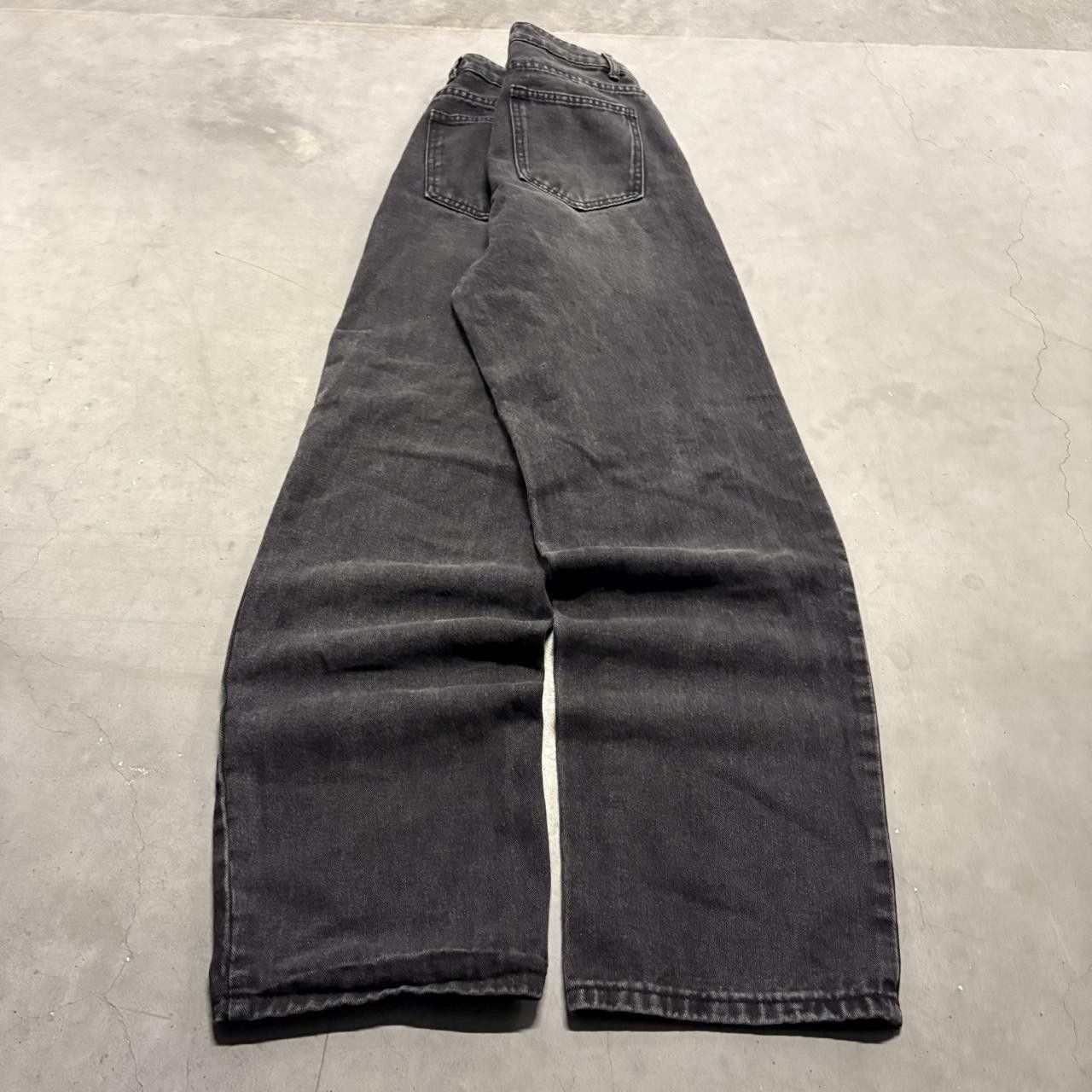 Vintage Crazy Vintage Y2K/2000s Baggy Black Ripped Goth Grunge Denim Jeans! Size US 28 / EU 44 - 4 Thumbnail