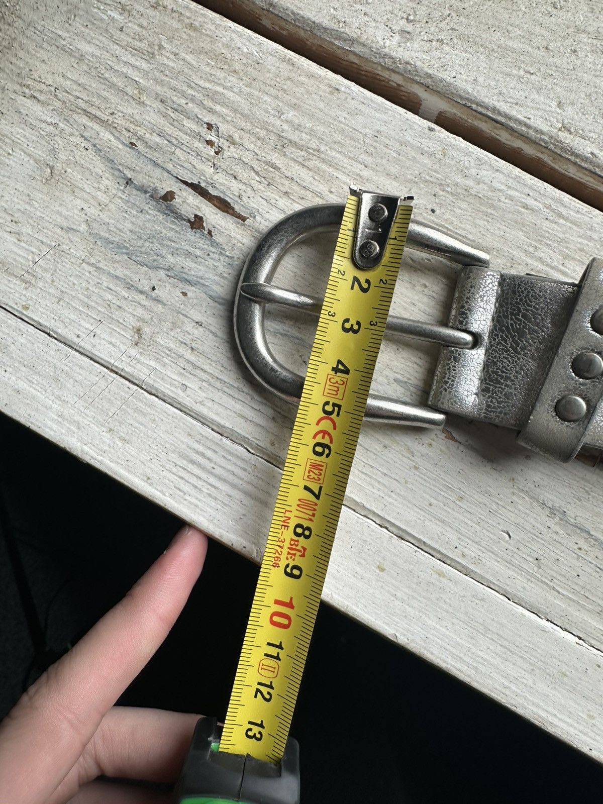 Japanese Brand × Vintage 🚨Vintage Crazy Metal Belt Drip Japanese Hype bb Simon Size ONE SIZE - 8 Thumbnail