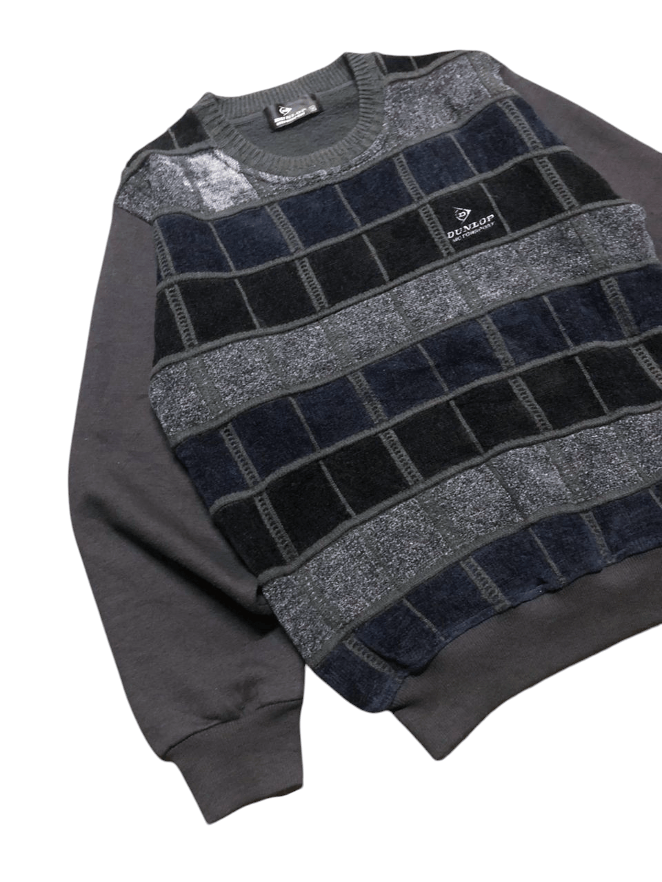 Dunlop Vintage Dunlop Motorsports Sweatshirt Knit Nice Design Size US M / EU 48-50 / 2 - 4 Thumbnail