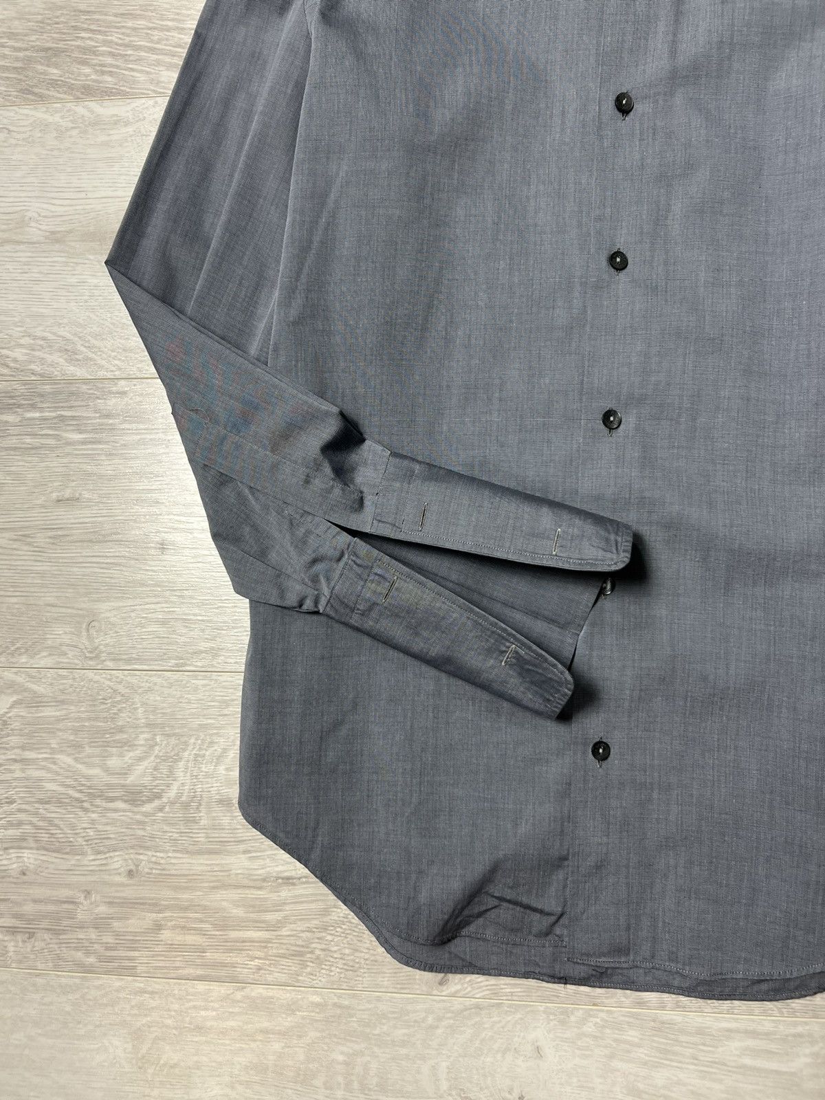 Dolce & Gabbana Dolce & Gabbana Button Up Long Sleeve Shirt (Cufflinks) Size US M / EU 48-50 / 2 - 9 Thumbnail