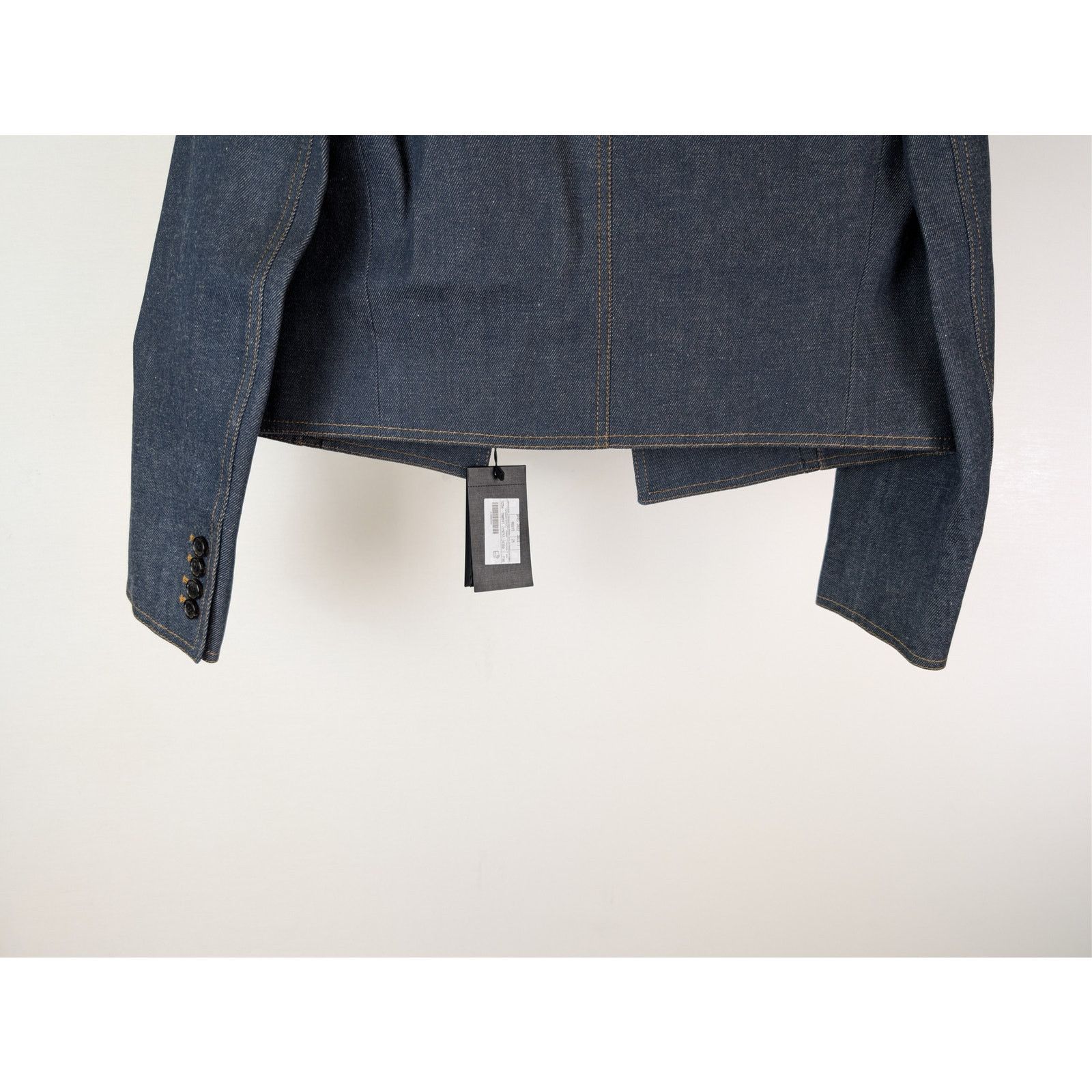 Saint Laurent Paris o1rshd1 Veste Jean Tailleur tailored denim jacket Deep Blue Size M / US 6-8 / IT 42-44 - 12 Thumbnail