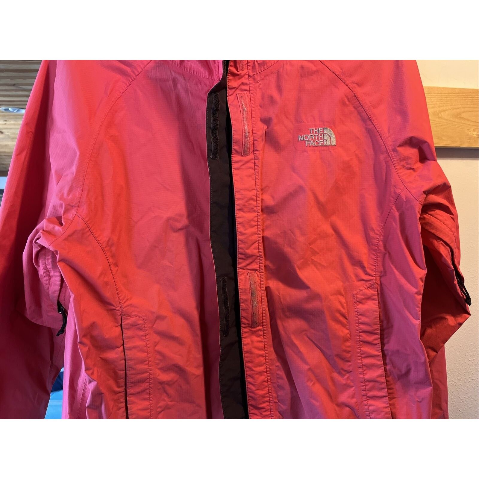 The North Face The North Face Womens M Pink LS zip hooded nylon rain jacket Size M / US 6-8 / IT 42-44 - 9 Thumbnail
