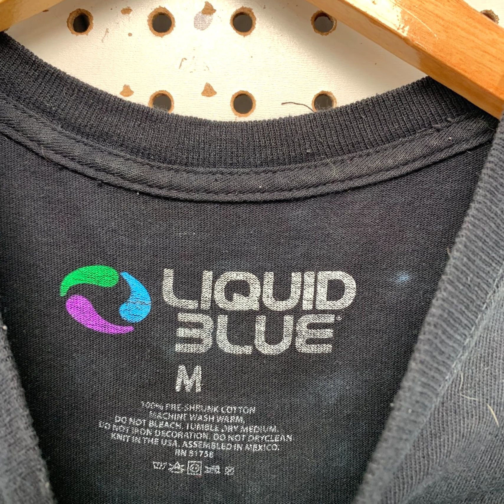 Liquid Blue Pink Floyd Pulse T Shirt Mens Medium Liquid Blue Tie Dye Music Hippie Size US M / EU 48-50 / 2 - 6 Thumbnail