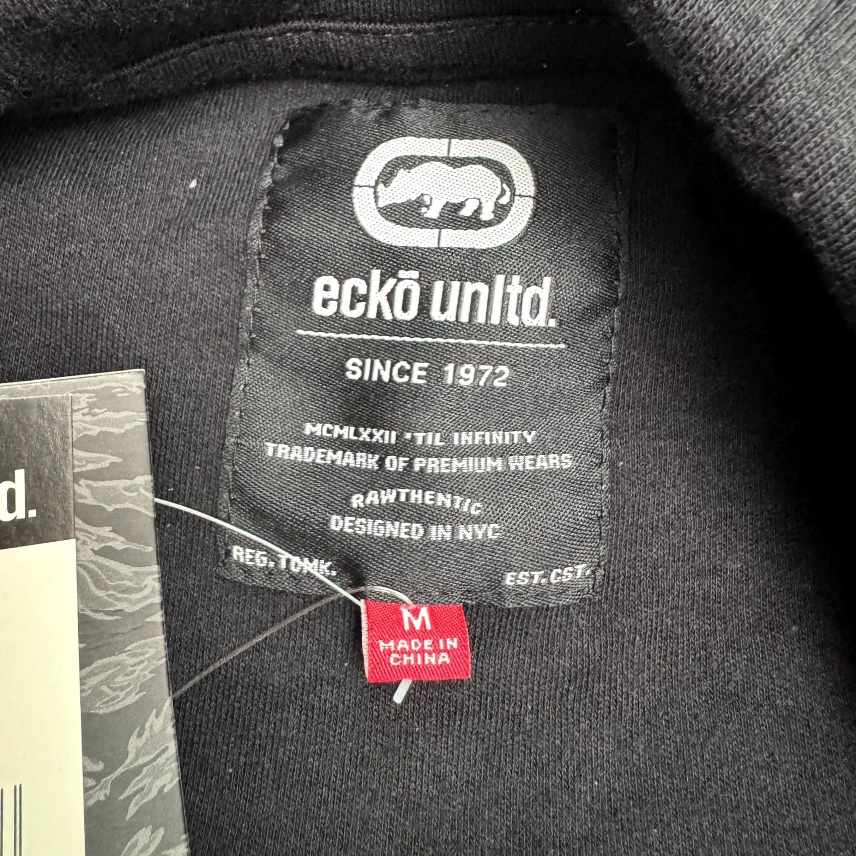 Ecko Unltd. Ecko Unltd Jacket Vest Pullover Hoodie Red Black Ombre Geometric Medium Mens NWT Size US M / EU 48-50 / 2 - 7 Thumbnail