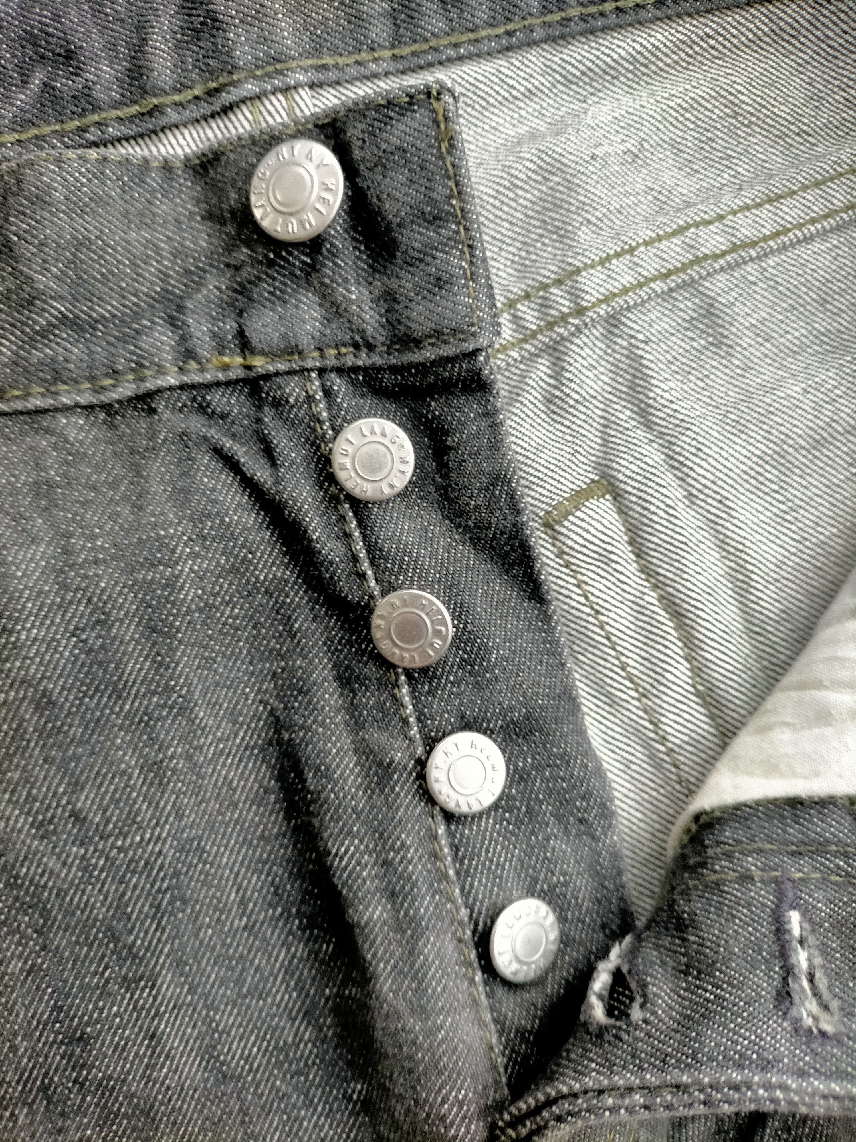 Helmut Lang Helmut Lang Made in italy Button Fly Black Jeans Size US 30 / EU 46 - 14 Thumbnail