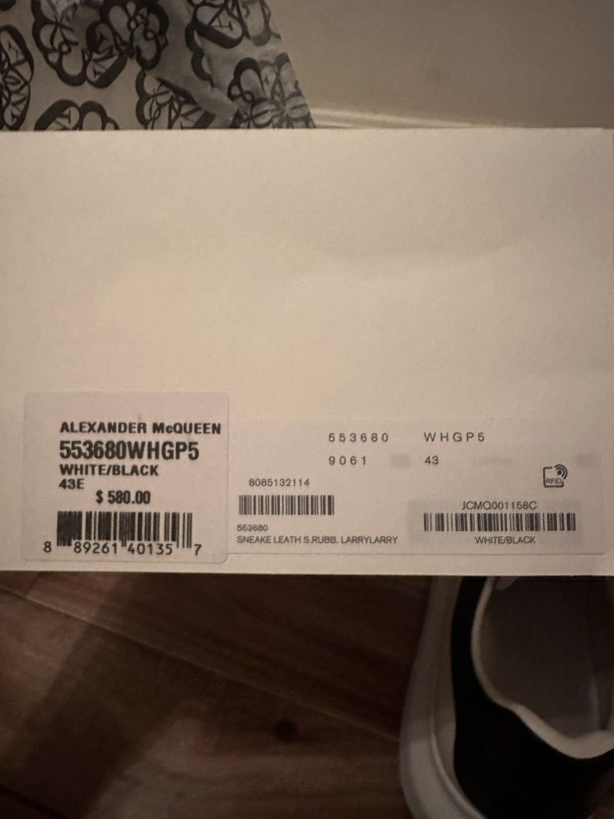 Alexander McQueen Alexander McQueens Black & White Size US 10 / EU 43 - 6 Thumbnail