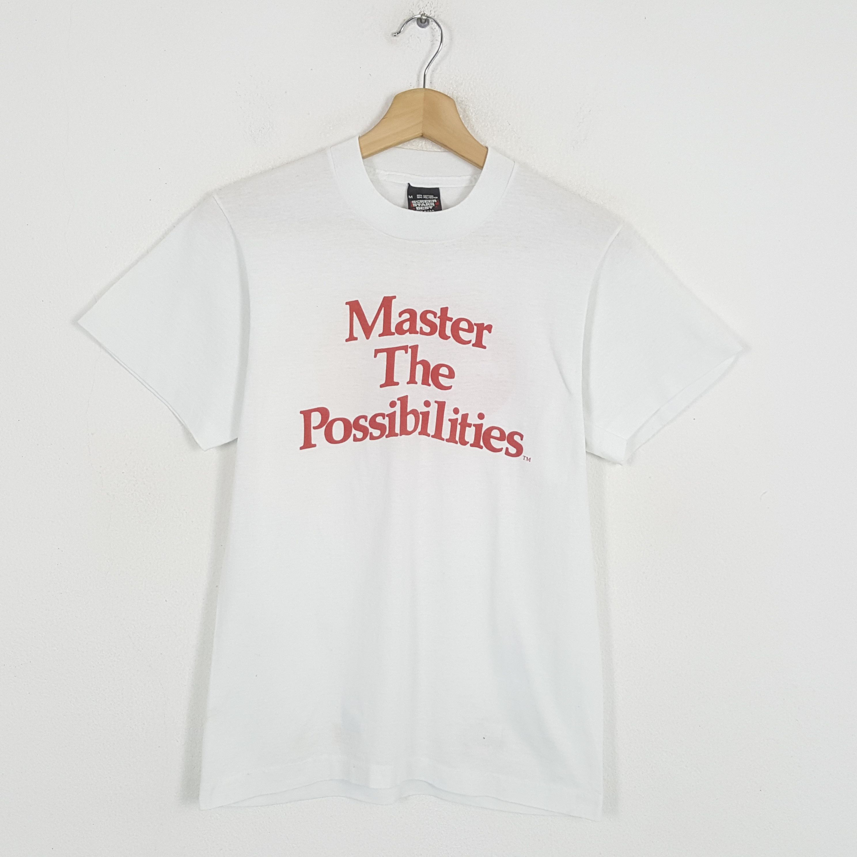 Vintage Vintage MASTER CARD Bank Service Promo T-Shirt Size US S / EU 44-46 / 1 - 3 Thumbnail