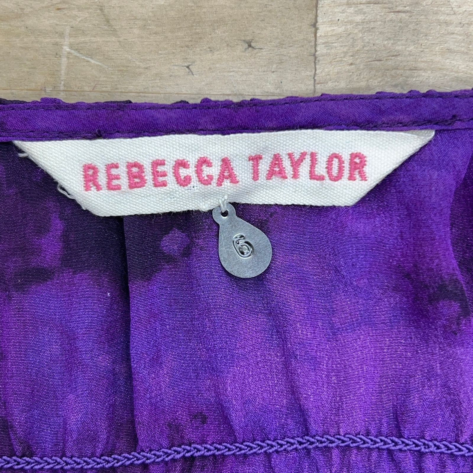 Rebecca Taylor Rebecca Taylor Size 6 Blouse Silk V Neck Balloon Sleeve Size M / US 6-8 / IT 42-44 - 12 Thumbnail