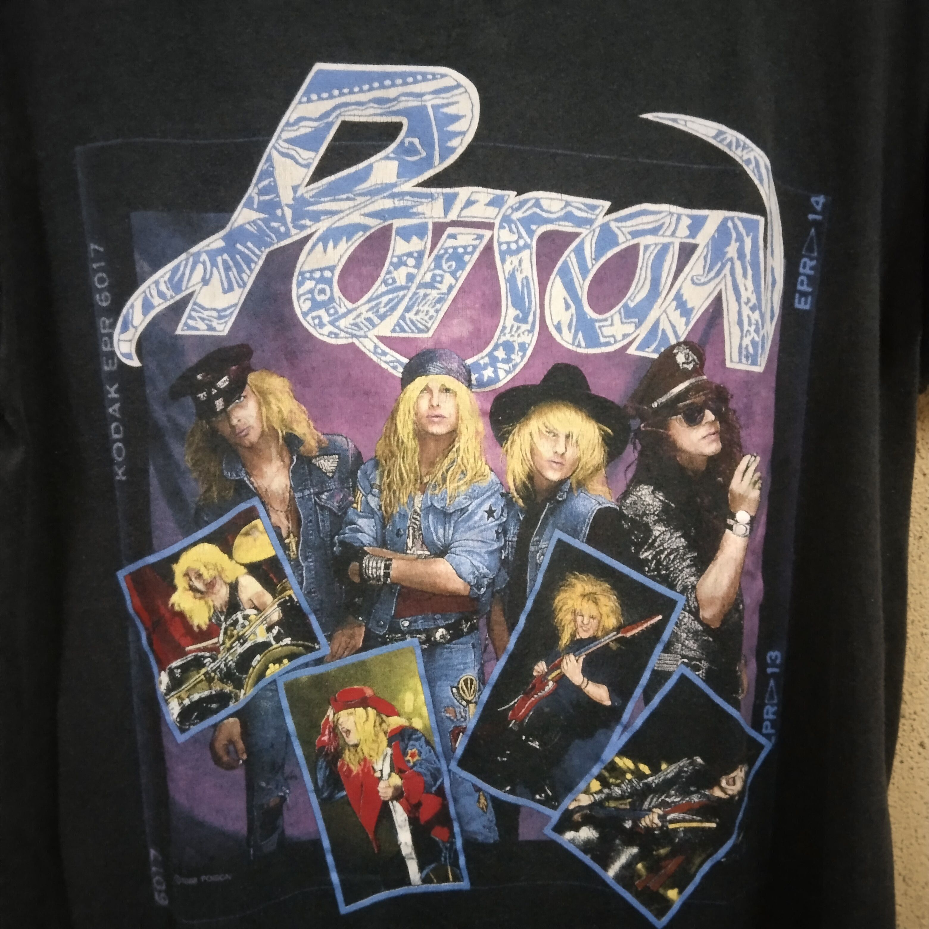 Band Tees × Vintage Vintage 80s Poison Concert Upon Up And Say Ahhh tee Size US M / EU 48-50 / 2 - 4 Thumbnail