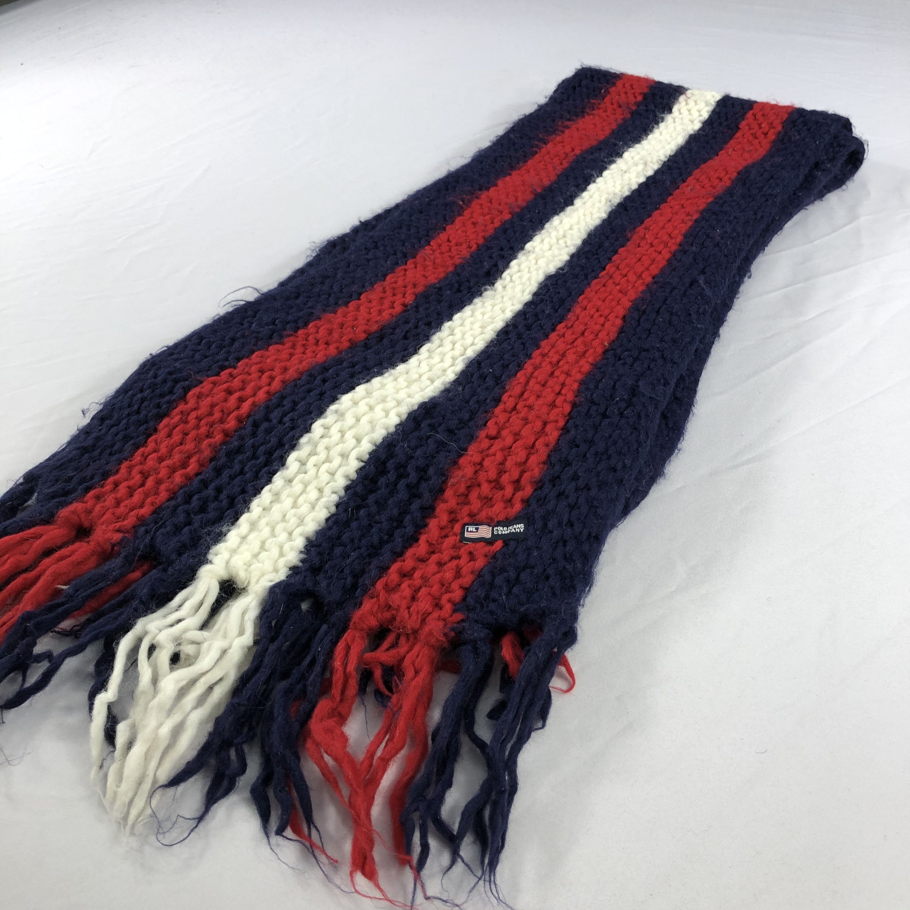 Polo Ralph Lauren × Vintage Vintage Polo Ralph Lauren Scarf - WW3305 Size ONE SIZE - 3 Thumbnail
