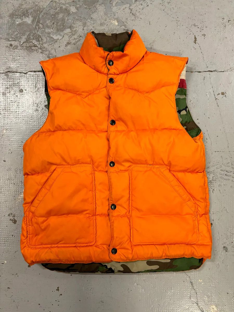 Polo Ralph Lauren 2010s Ralph Lauren Denim & Supply Orange Camo Reversible Puffer Vest Size US M / EU 48-50 / 2 - 6 Thumbnail
