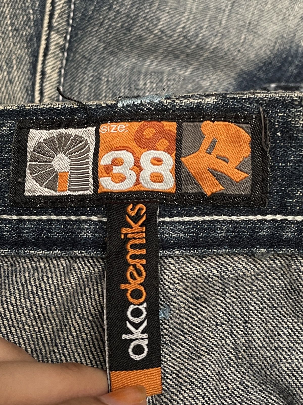 Akademiks Very Rare Vintage Akademiks Hip Hop Rapper Baggy Jeans 2000s Size US 38 / EU 54 - 8 Thumbnail
