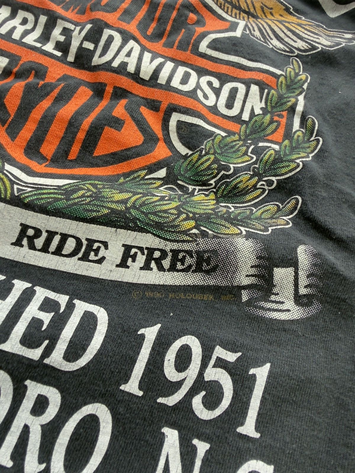 Harley Davidson 1990 Harley davidson longsleeve flames Size US L / EU 52-54 / 3 - 5 Thumbnail