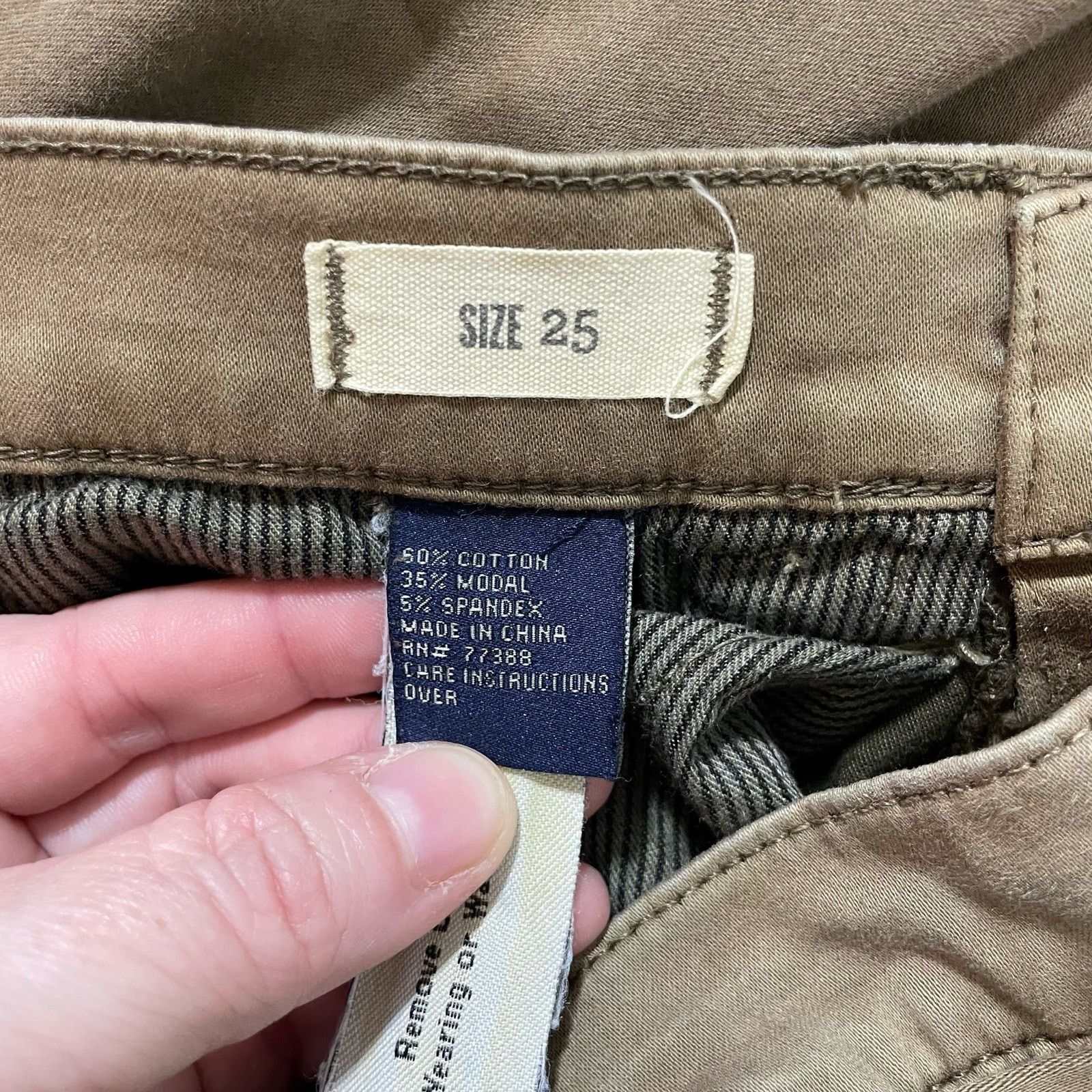 Madewell Madewell Garment Dyed Skinny Skinny Ankle Jeans - Size 25 Size 25" / US 0 / IT 36 - 6 Thumbnail