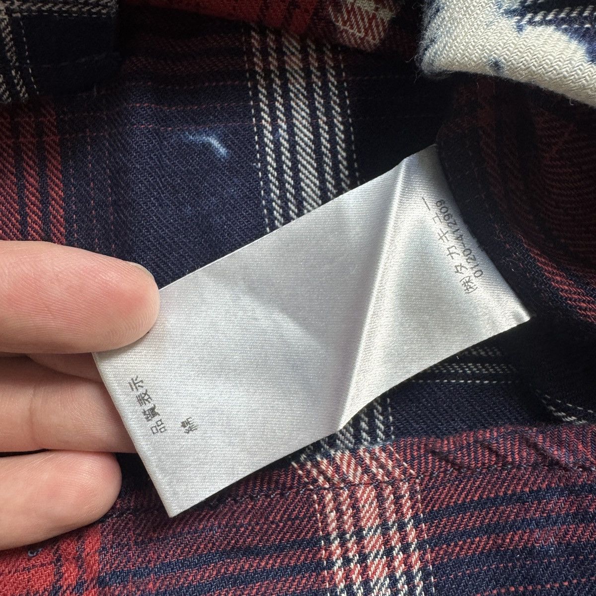 semanticdesign Semanticdesign Bleach checkered Flannel Plaid Shirt Size US M / EU 48-50 / 2 - 5 Thumbnail