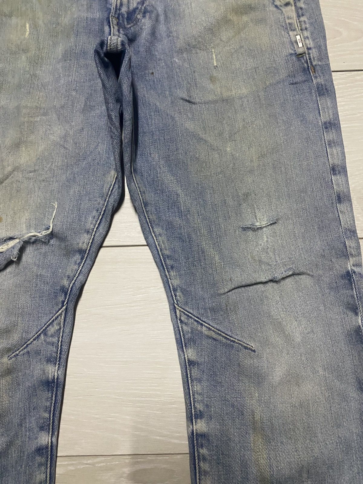 G-Star Vintage G star Raw Curve Leg Grunge Slim Fit Jeans Size US 32 / EU 48 - 8 Thumbnail