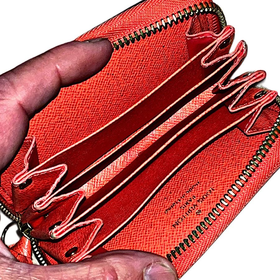 Louis Vuitton Authentic Louis Vuitton Monogram Poppy Multicartes Wallet Size ONE SIZE - 9 Thumbnail