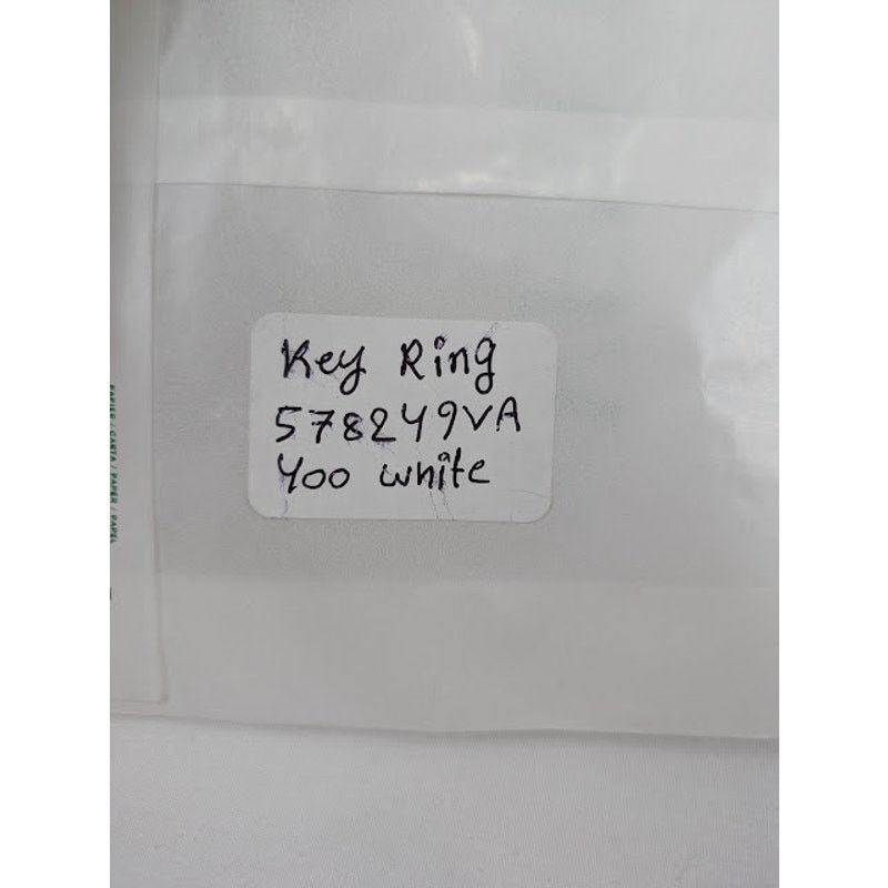 Bottega Veneta o1rshd1 Size: OS / Key Ring in White Size ONE SIZE - 9 Thumbnail