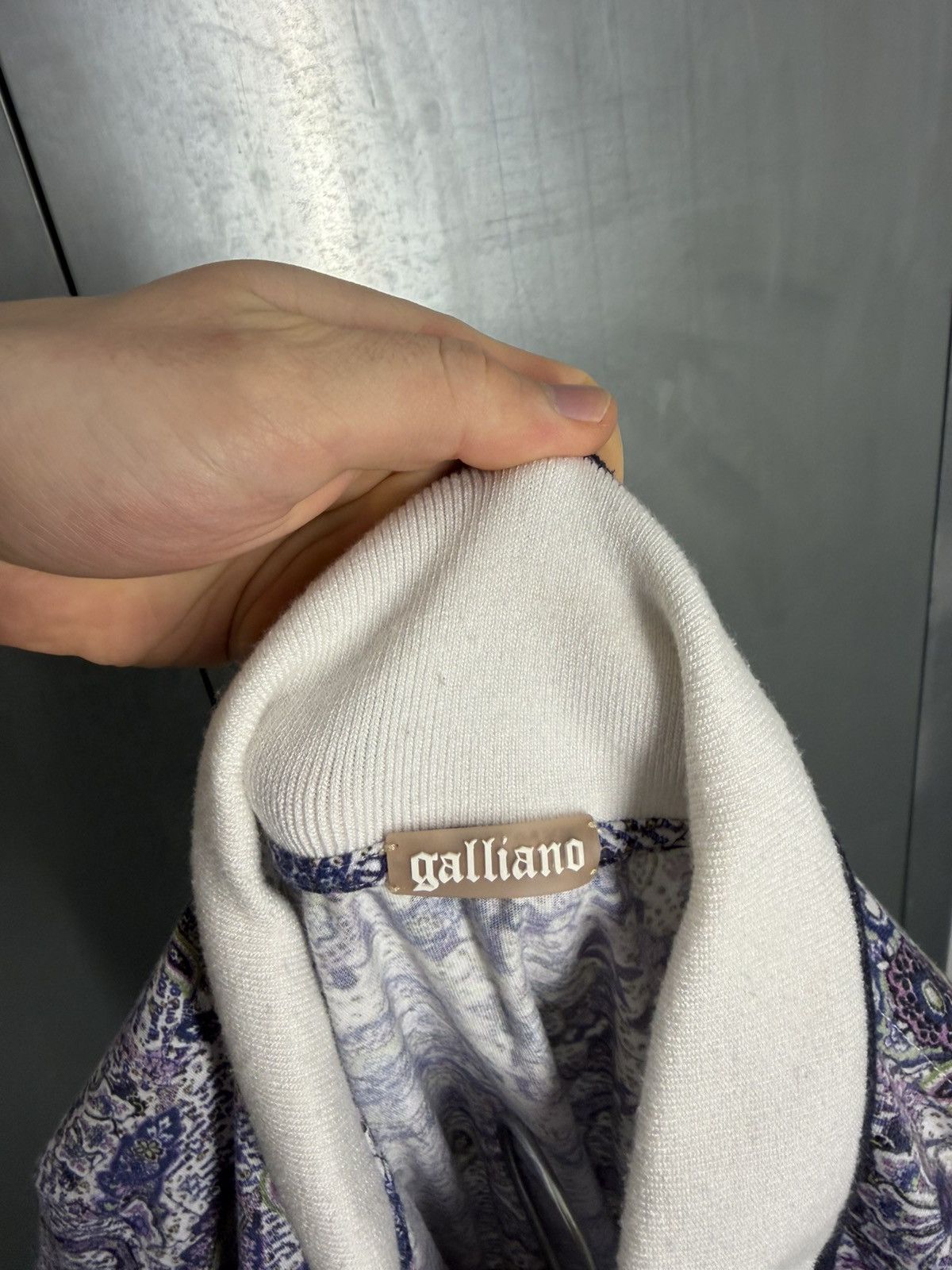 John Galliano Vintage 00s John Galliano Overprinted Polo T-Shirt Size US XS / EU 42 / 0 - 12 Thumbnail